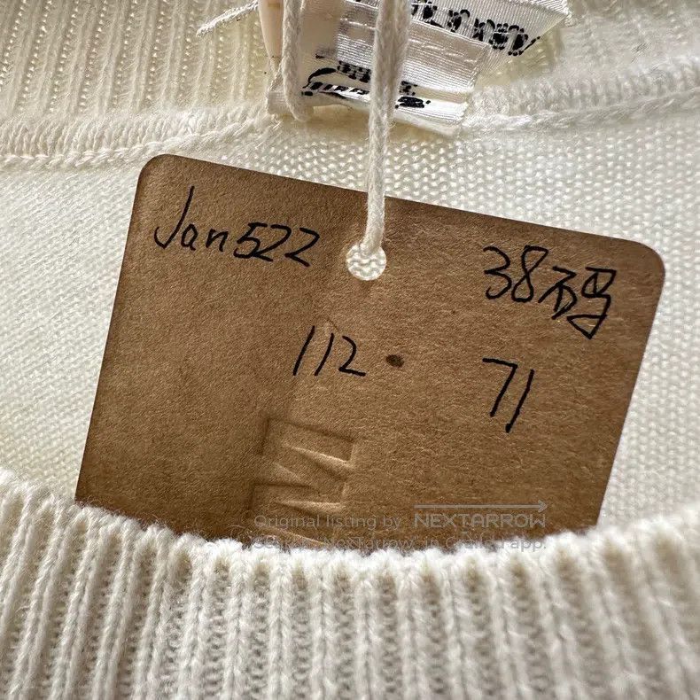 Hermes Hermes Striped Logo Cashmere Long Sleeve Knit Size XS / US 0-2 / IT 36-38 - 5 Thumbnail