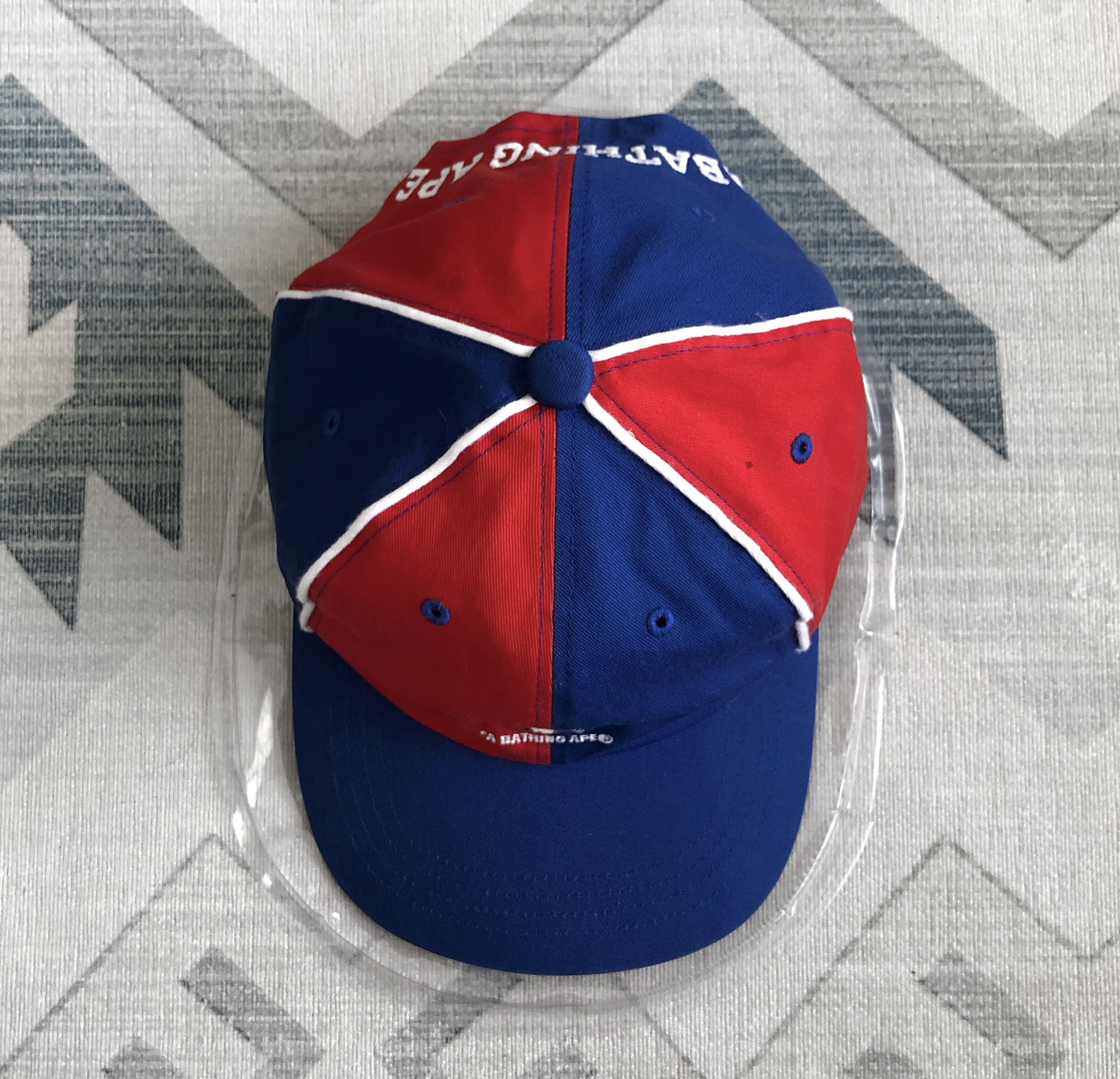 Bape RARE🔥SS17 BAPE PARIS STORE TRICOLOR PANEL HAT Size ONE SIZE - 6 Thumbnail
