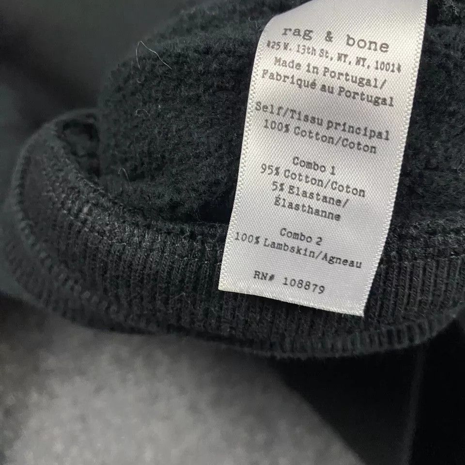 Rag & Bone Rag & Bone Sweatshirt Adults Small Crew Neck Lambskin Mens Size US S / EU 44-46 / 1 - 8 Thumbnail