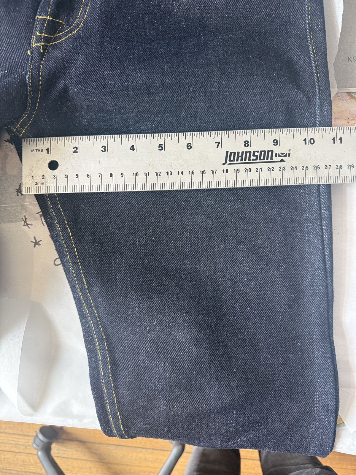 SoSo 21oz indigo raw denim selvedge jeans Size US 33 - 6 Thumbnail