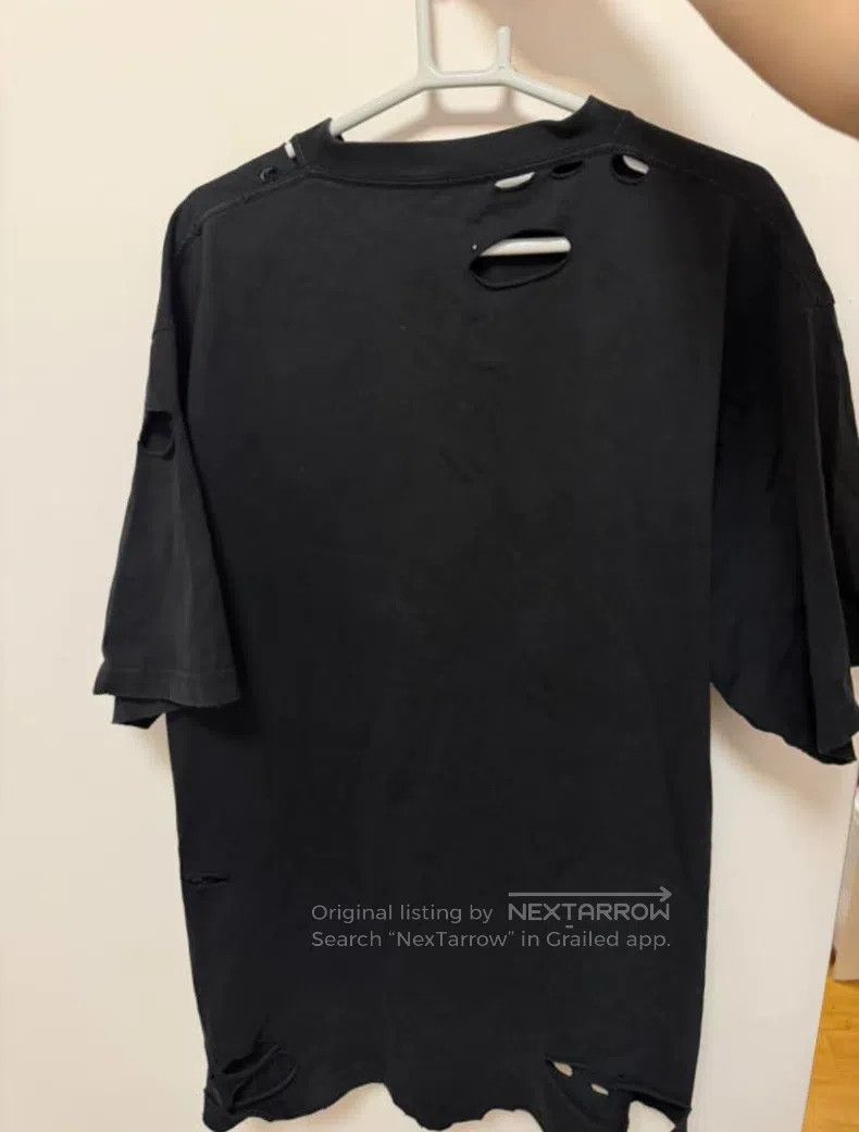 Balenciaga Balenciaga Letter Printed Pattern Hole Round Neck Short Sl Size US XS / EU 42 / 0 - 2 Thumbnail