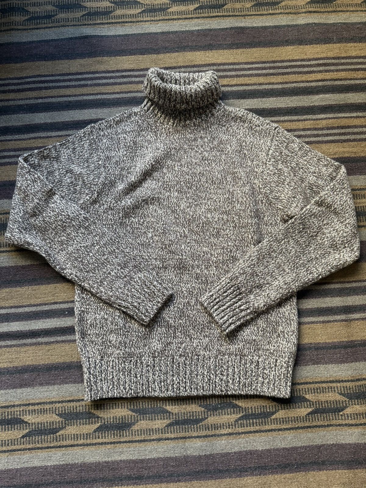RRL Ralph Lauren Marled Knit Turtleneck Size US M / EU 48-50 / 2 - 1 Thumbnail