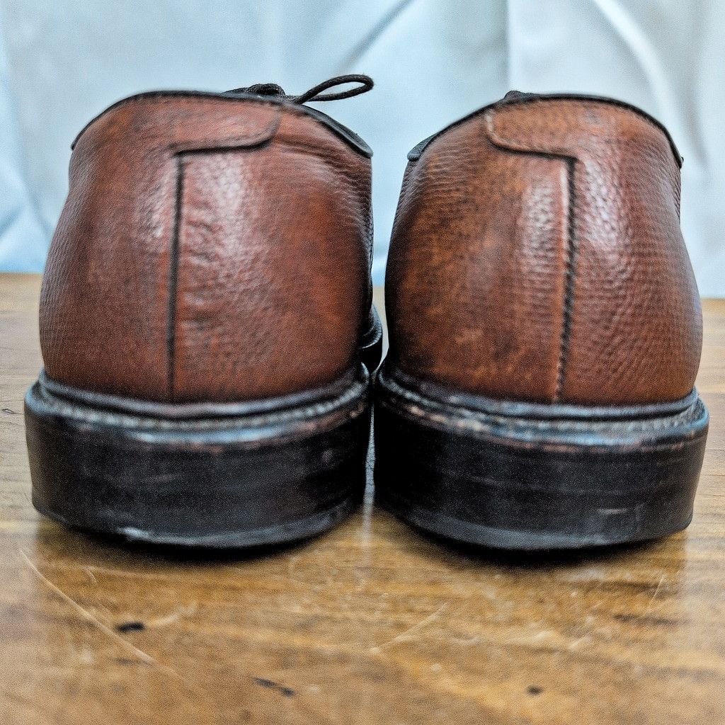 Allen Edmonds Allen Edmonds Leeds Brown Pebbled Leather Derby 8.5C Size US 8.5 / EU 41-42 - 6 Thumbnail