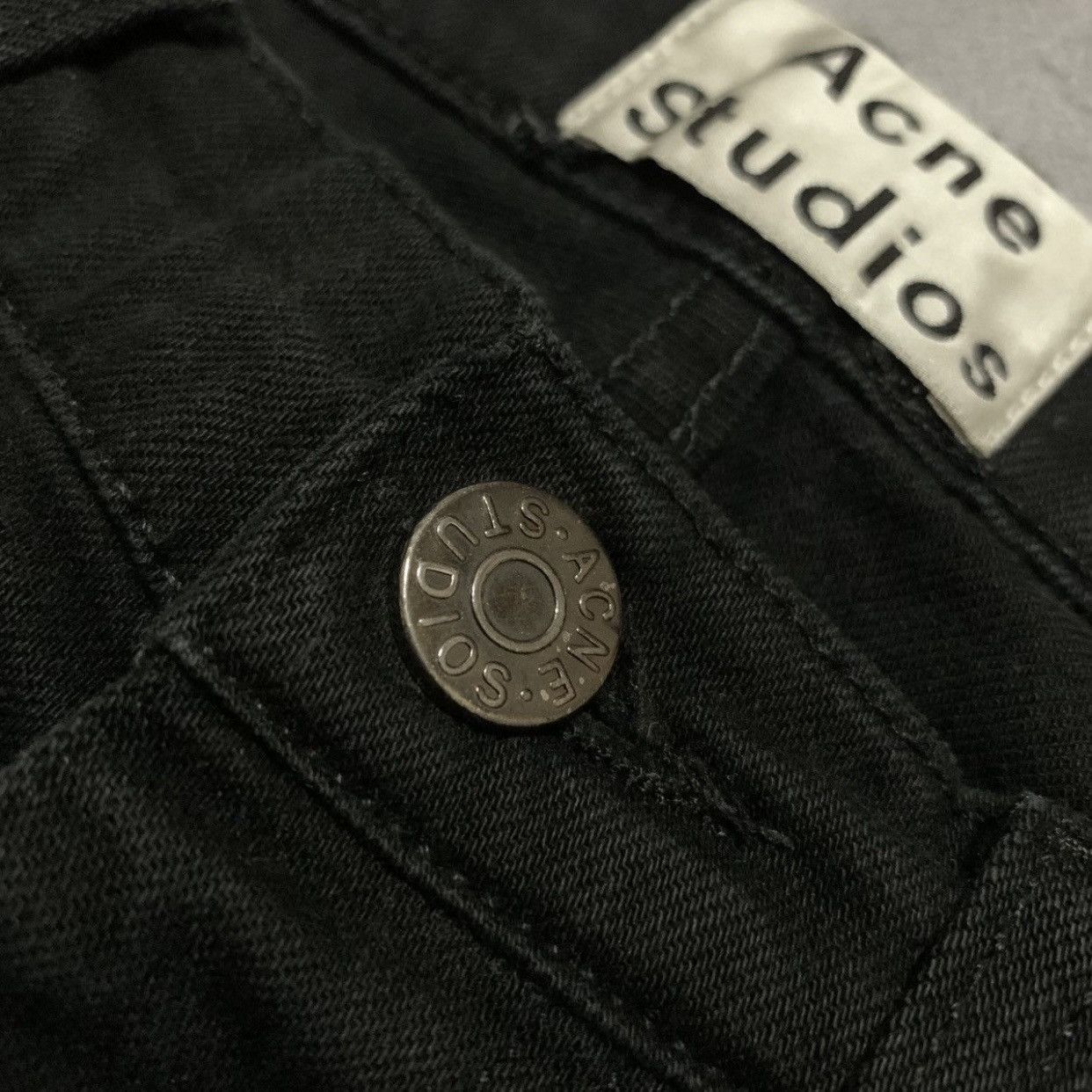 Acne Studios Acne Studios Black Denim Pants Size US 29 - 7 Thumbnail