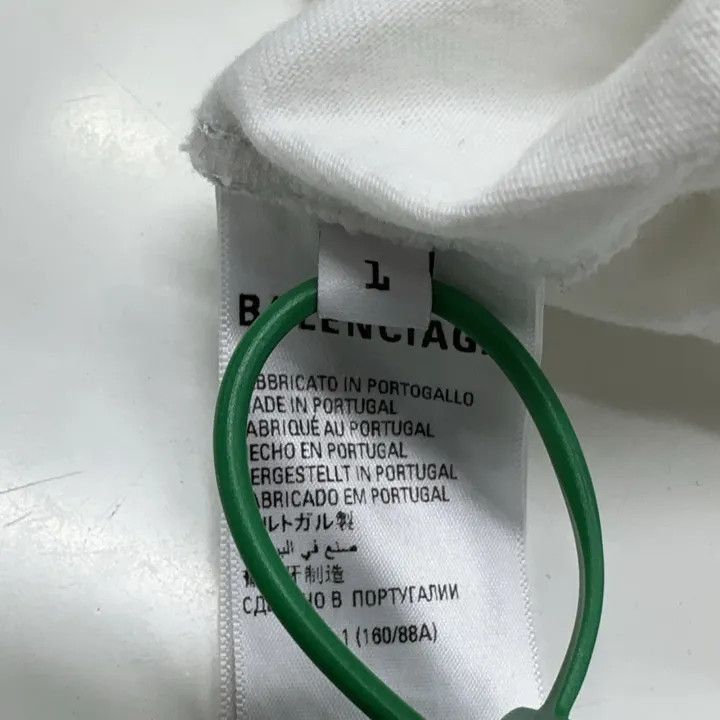 Balenciaga Balenciaga x adidas White Logo Print T-Shirt 0079-2507 Size US M / EU 48-50 / 2 - 4 Thumbnail