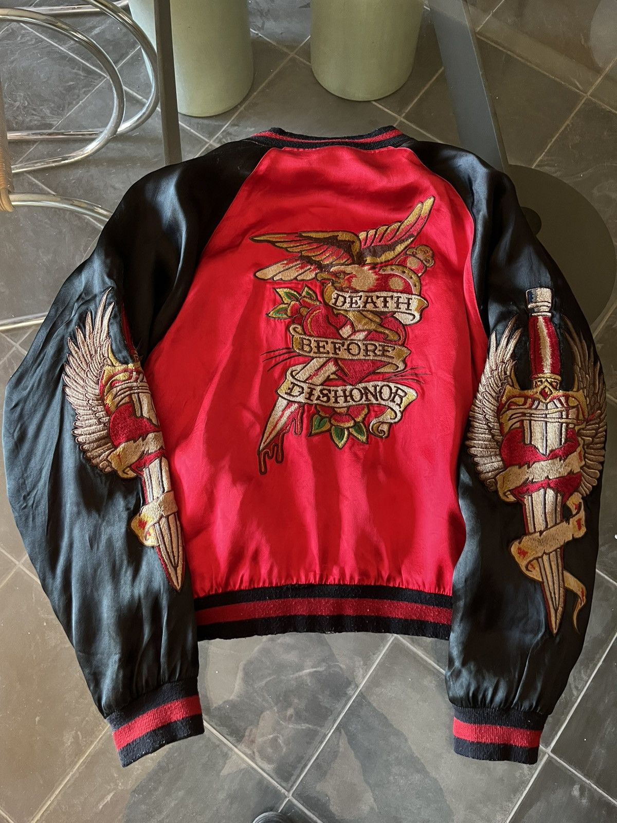 A&G Rock Amal Guessous Reversible Bomber Size US S / EU 44-46 / 1 - 5 Thumbnail