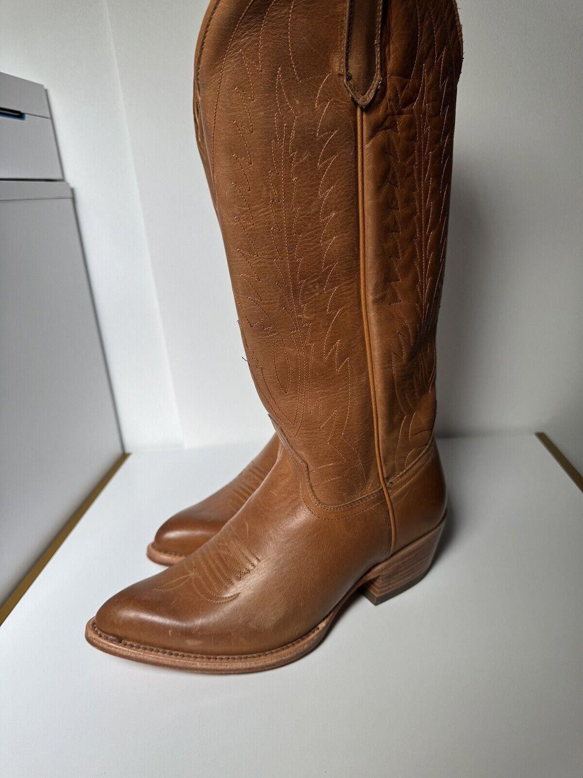 Designer Boot Black Star Women EDEN STITCHED ONYX leather Sz 7 Size US 7 / IT 37 - 3 Thumbnail