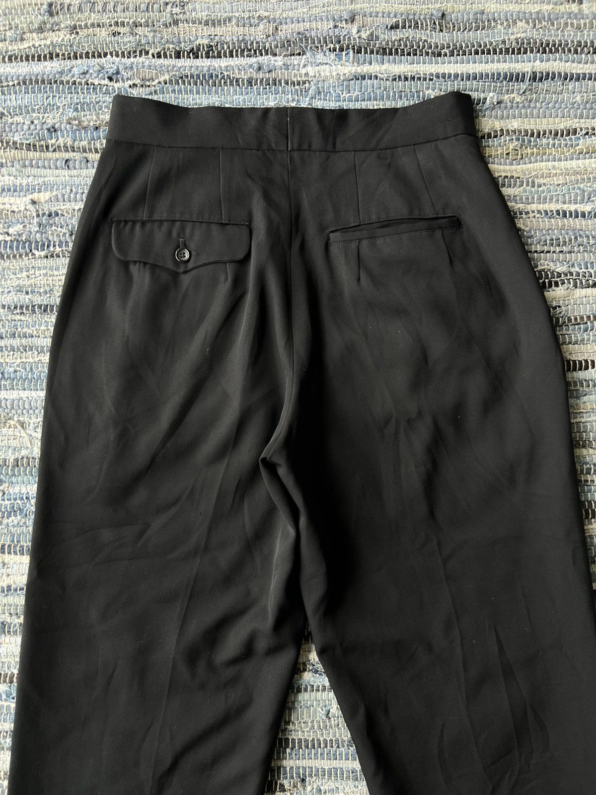 Yohji Yamamoto 1980s Yohji Yamamoto Gabardine Minimal 🎈Trousers Pants Size US 30 / EU 46 - 4 Thumbnail