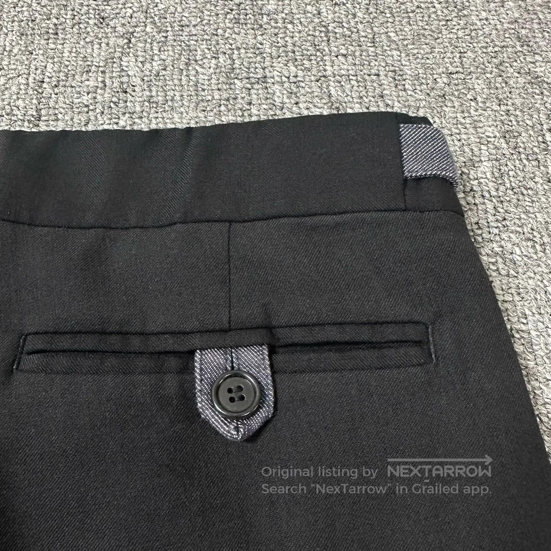 Dior Dior Homme Wool Side-Adjuster Trousers. Size US 30 / EU 46 - 4 Thumbnail