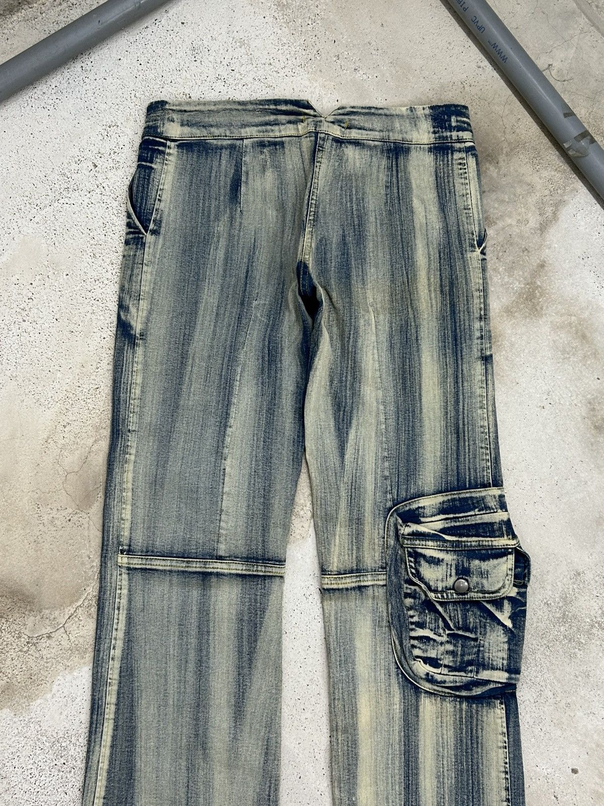 Hysteric Glamour Axara Mud Washed Jeans Multipocket Cargo Unisex Size 30" / US 8 / IT 44 - 10 Thumbnail