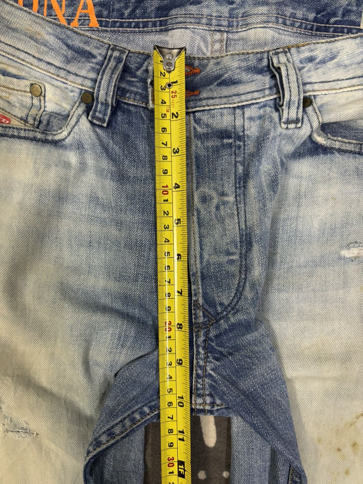 Diesel Vintage Diesel Viker-R-Box Dirty New Age Mud Wash Jeans Size US 32 / EU 48 - 16 Thumbnail