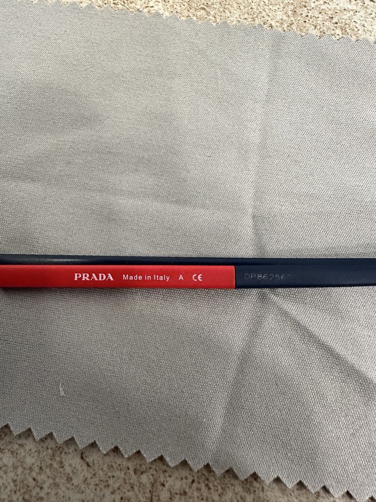Prada Prada SPS 53X Blue Lens Sunglasses Size ONE SIZE - 6 Thumbnail