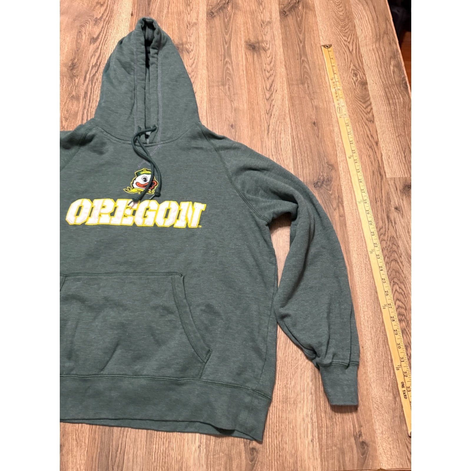 Champion VINTAGE Champion Hoodie Mens XL Green Pullover Oregon Ducks Football Size US XL / EU 56 / 4 - 4 Thumbnail