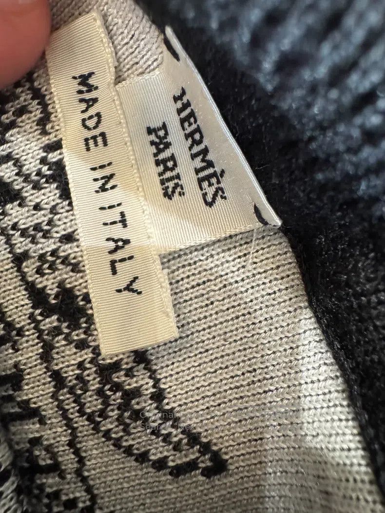 Hermes Hermes #Equatorial Jungle# Series Black and White Leopard Size XS / US 0-2 / IT 36-38 - 5 Thumbnail