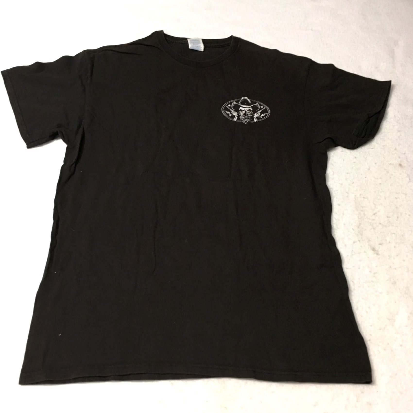 Gildan outlaws guns Club Support Shirt large biker black T-Shirt Men L Crew Neck Short Sleeve White? Size US L / EU 52-54 / 3 - 2 Thumbnail
