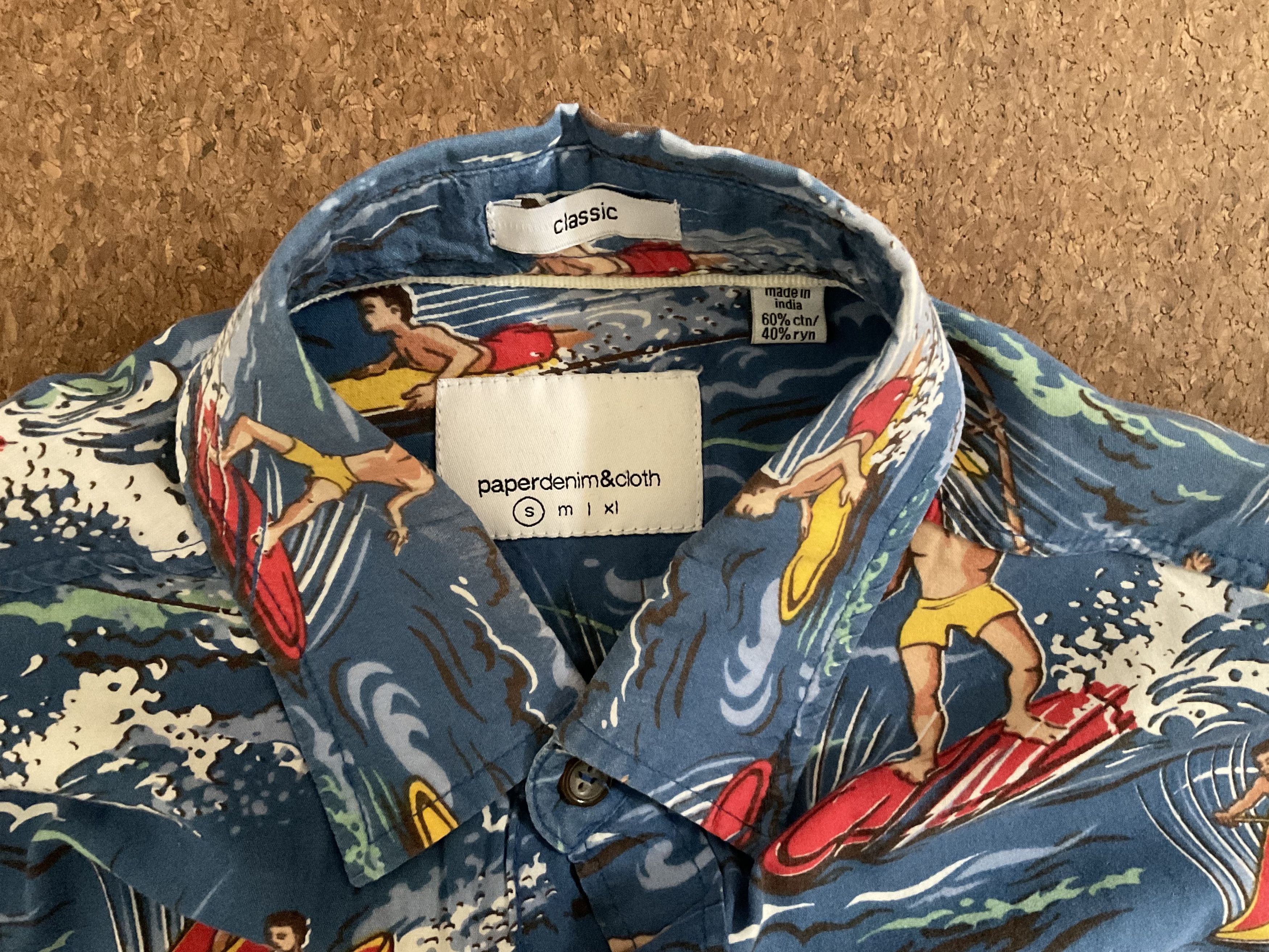 Paper Denim & Cloth Paper Denim & Cloth Hot Hawaiian Surfer Button Up Shirt Size US S / EU 44-46 / 1 - 3 Thumbnail