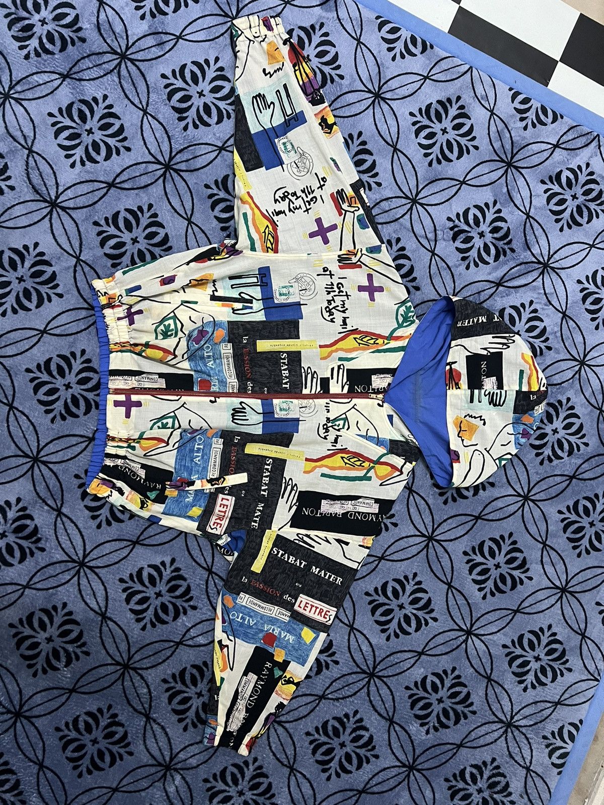 Jean Charles De Castelbajac × Vintage Hoodie Reversible - Full print Jean Charles de Castelbajac Size US M / EU 48-50 / 2 - 3 Thumbnail