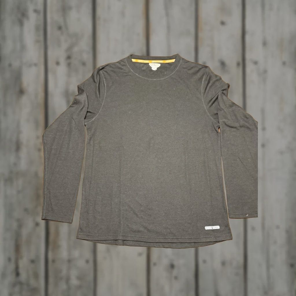 Vintage Omni Wool Base Layer Crew Top Wool Blend Black Long Sleeve Top Mens XL Size US XL / EU 56 / 4 - 1 Thumbnail