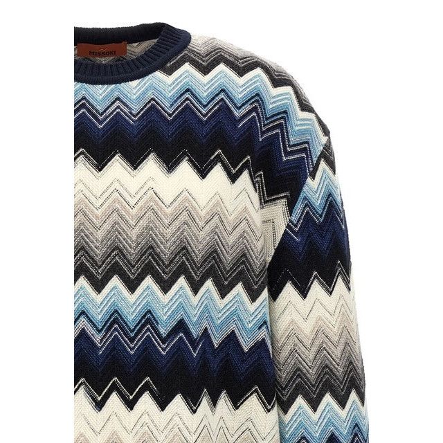 Missoni MISSONI Multicolor Wool/Cotton Sweater New & Authentic (Men' Size US L / EU 52-54 / 3 - 3 Thumbnail