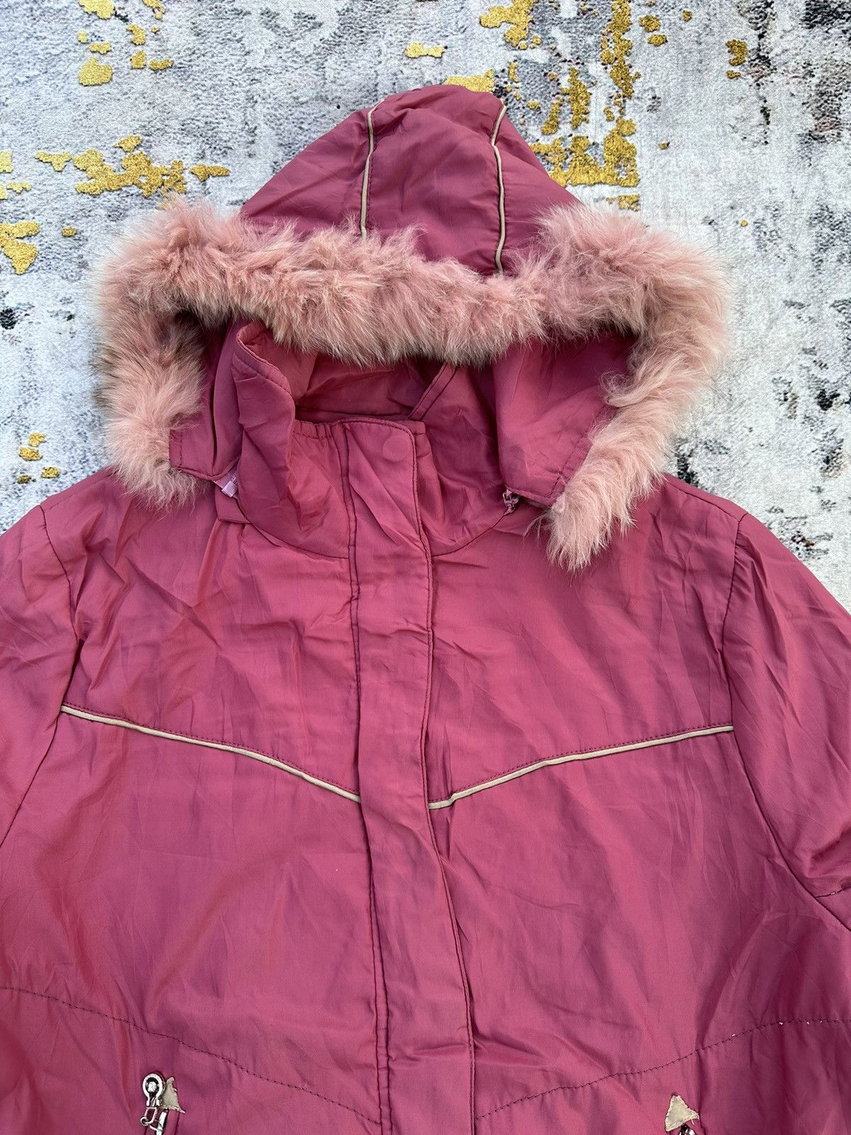 If Six Was Nine × Japanese Brand × Le Grande Bleu (L.G.B.) WINTER SESSION IFSIX LGB STYLE 168 DOWN PUFFER FUR JACKET Size L / US 10 / IT 46 - 2 Thumbnail