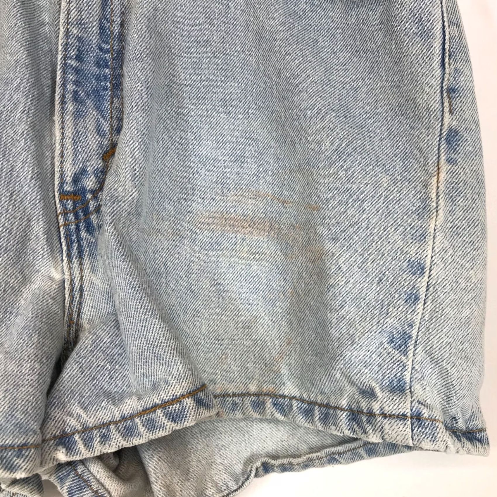 Levi's LEVI'S Juniors 11 BLUE 512 Slim Fit Denim Jean Shorts VINTAGE USA Jeans Shorts Women 11 Blue Slimming Denim 90s? Size 32" / US 10 / IT 46 - 4 Thumbnail