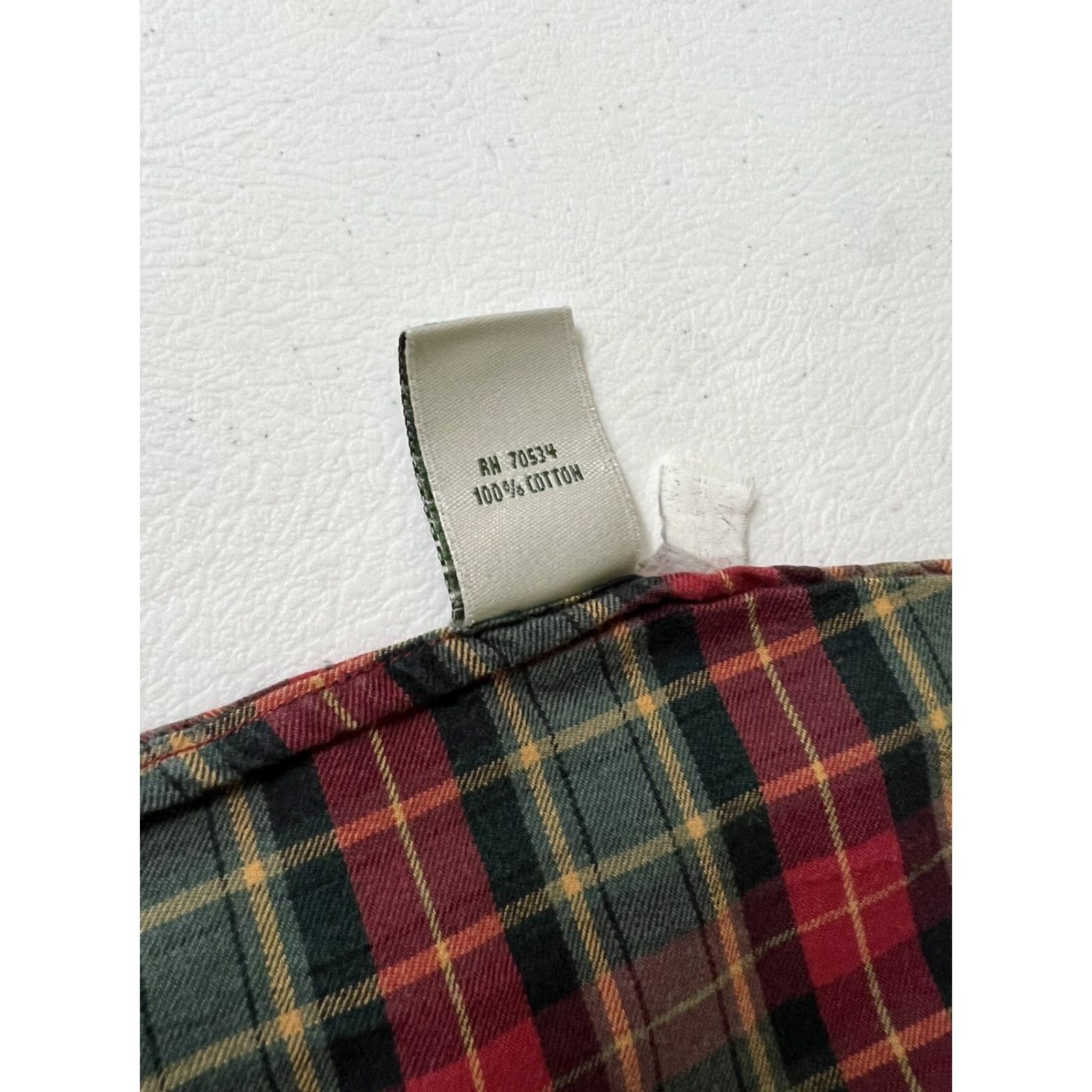 Orvis VINTAGE Orvis Shirt Orvis Men’s Large Red Green Plaid Long Sleeve Button Down Cotton Shirt Size US L / EU 52-54 / 3 - 4 Thumbnail