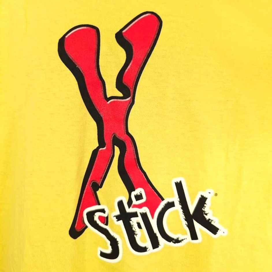 Anvil VINTAGE Anvil T-Shirt Mens XL Yellow Snack Tee Y2K Stick Gum Promo Shirt Size US XL / EU 56 / 4 - 3 Thumbnail