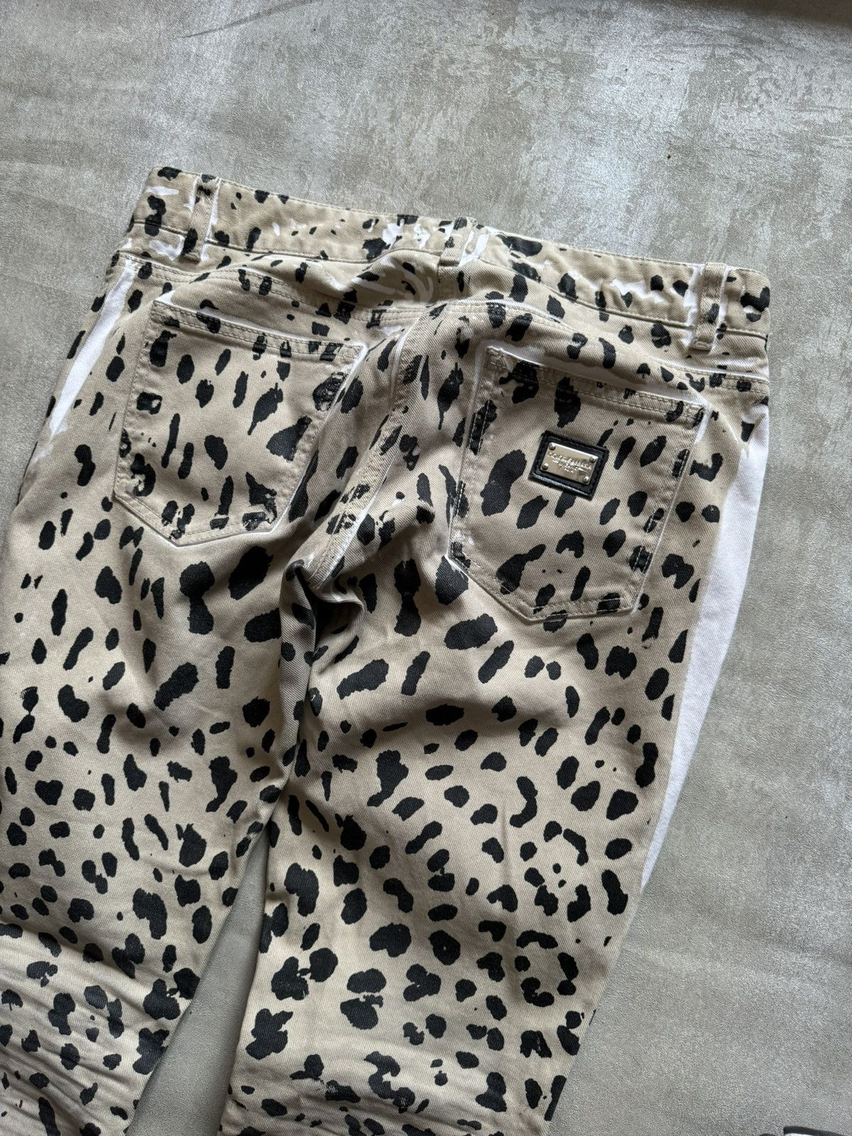 Dolce & Gabbana Dolce & Gabbana Leopard Print Jeans Size 42" / US 20 - 9 Thumbnail