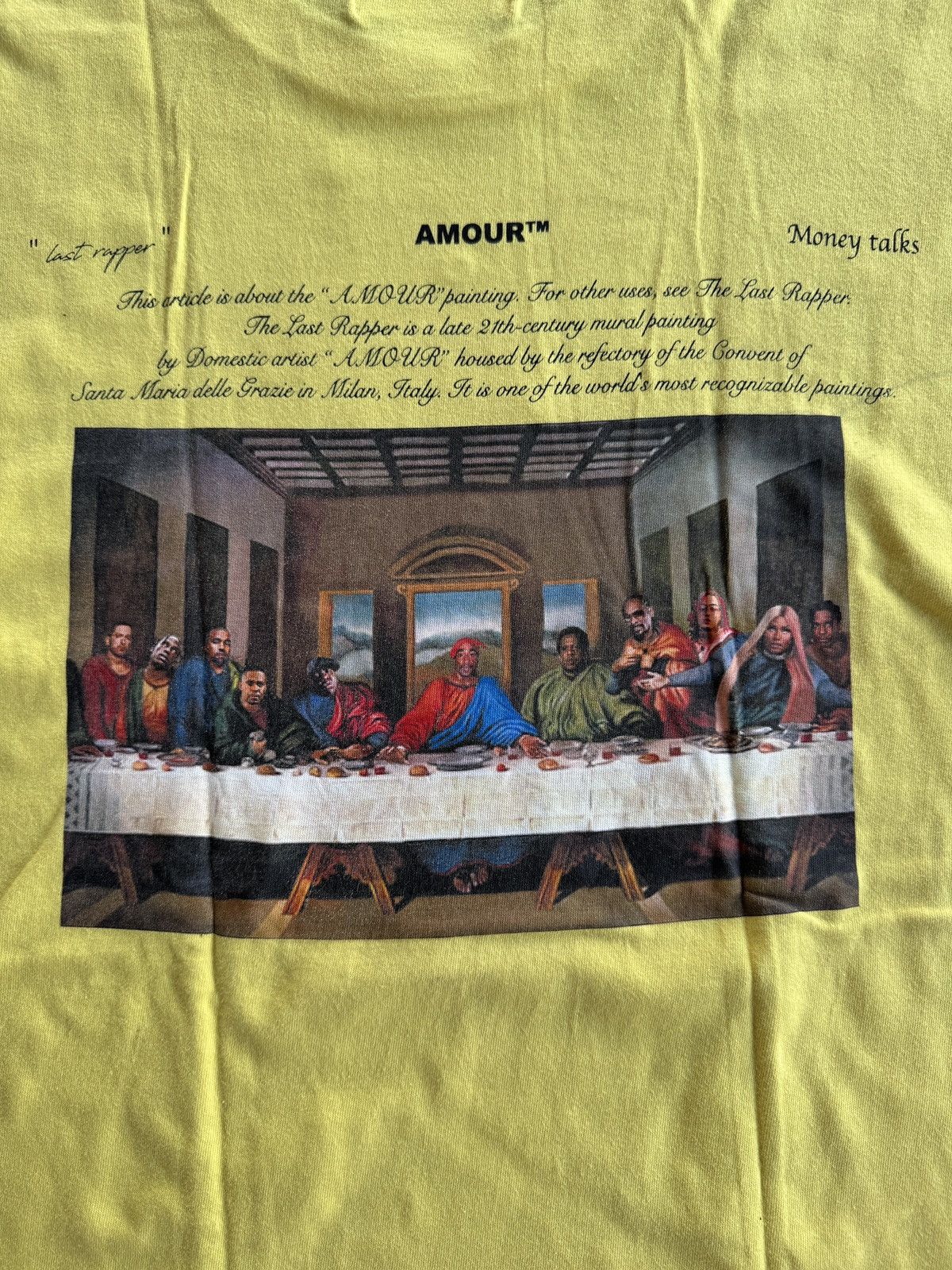 Other Amour “Last Rapper” Money Talks Tee Size US XL / EU 56 / 4 - 3 Thumbnail
