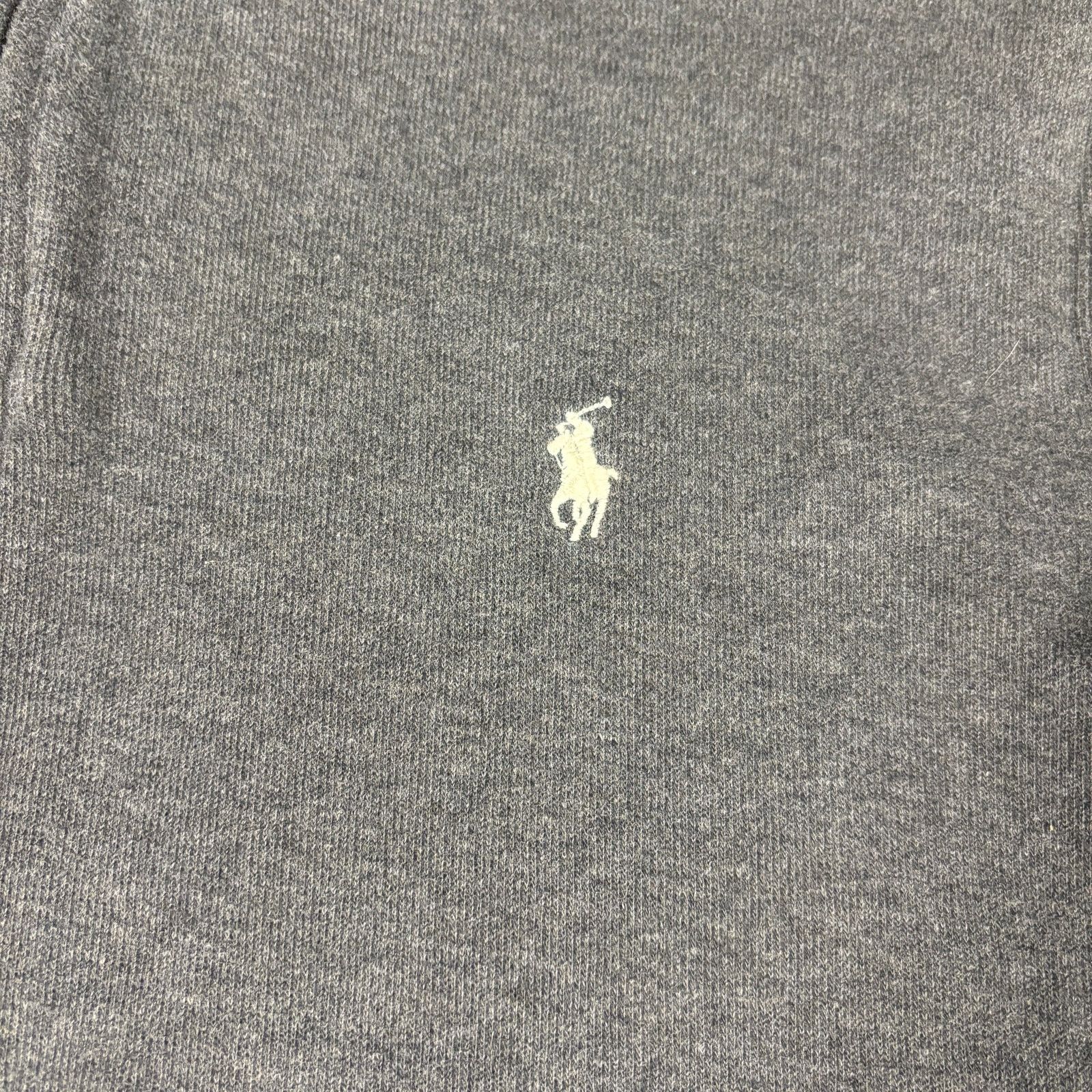 Polo Ralph Lauren Polo Ralph Lauren Mens Gray Estate Rib Quarter Zip Pullover Size US XL / EU 56 / 4 - 3 Thumbnail