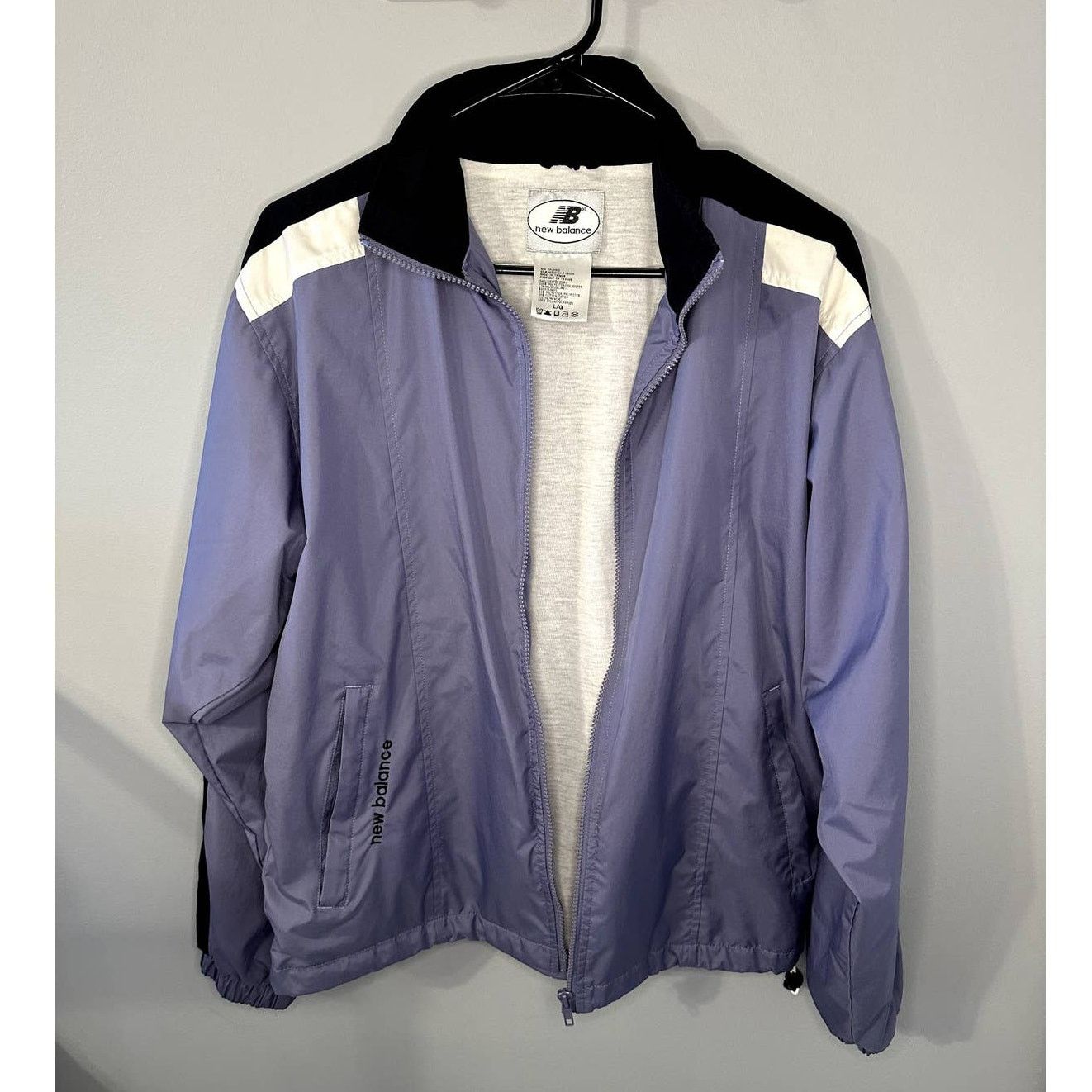 New Balance New Balance Full Zip Windbreaker Jacket Purple Women's L Size L / US 10 / IT 46 - 2 Thumbnail
