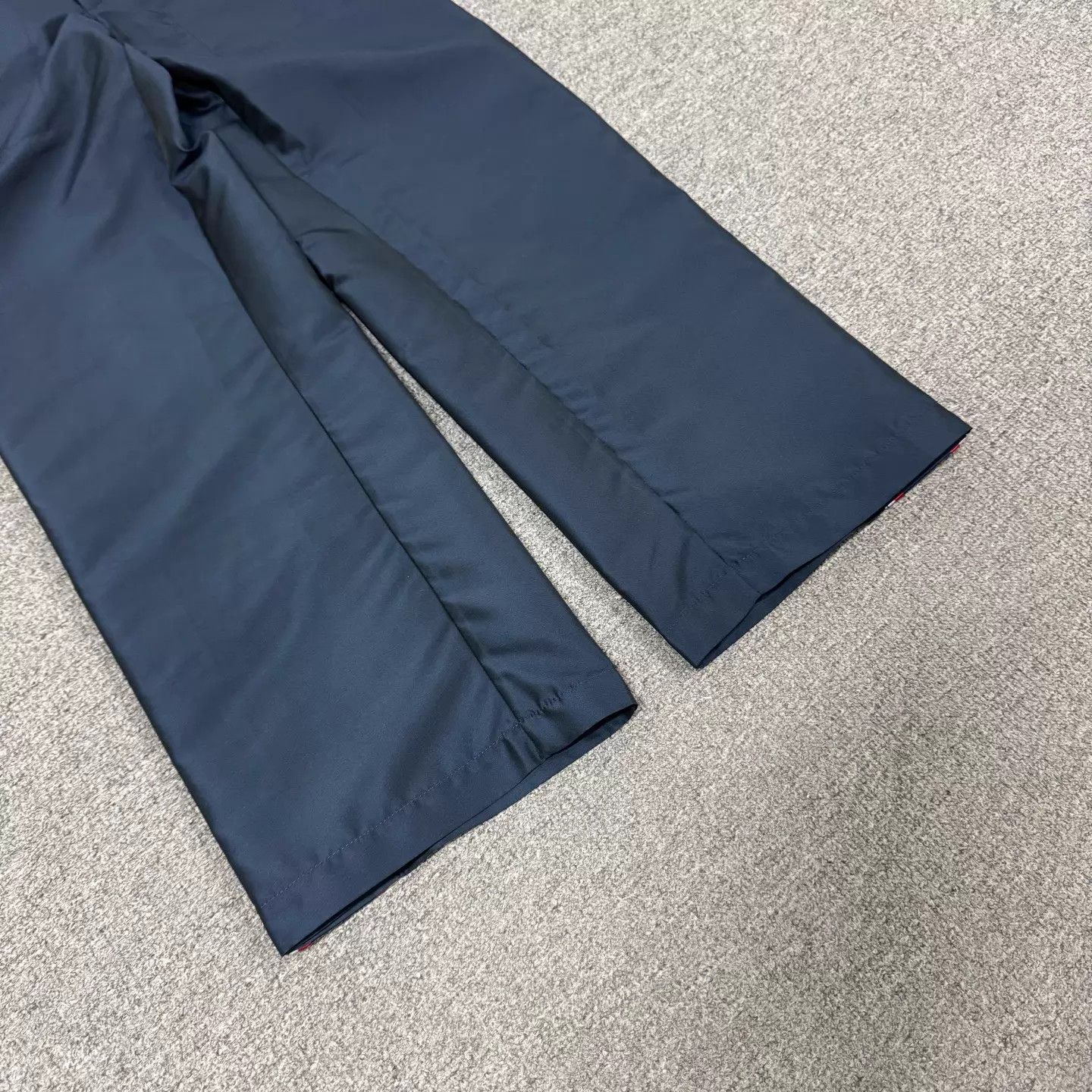 Dior Dior Navy Blue RW Webbing Logo Button Wide Pants Size 26" / US 2 / IT 38 - 6 Thumbnail