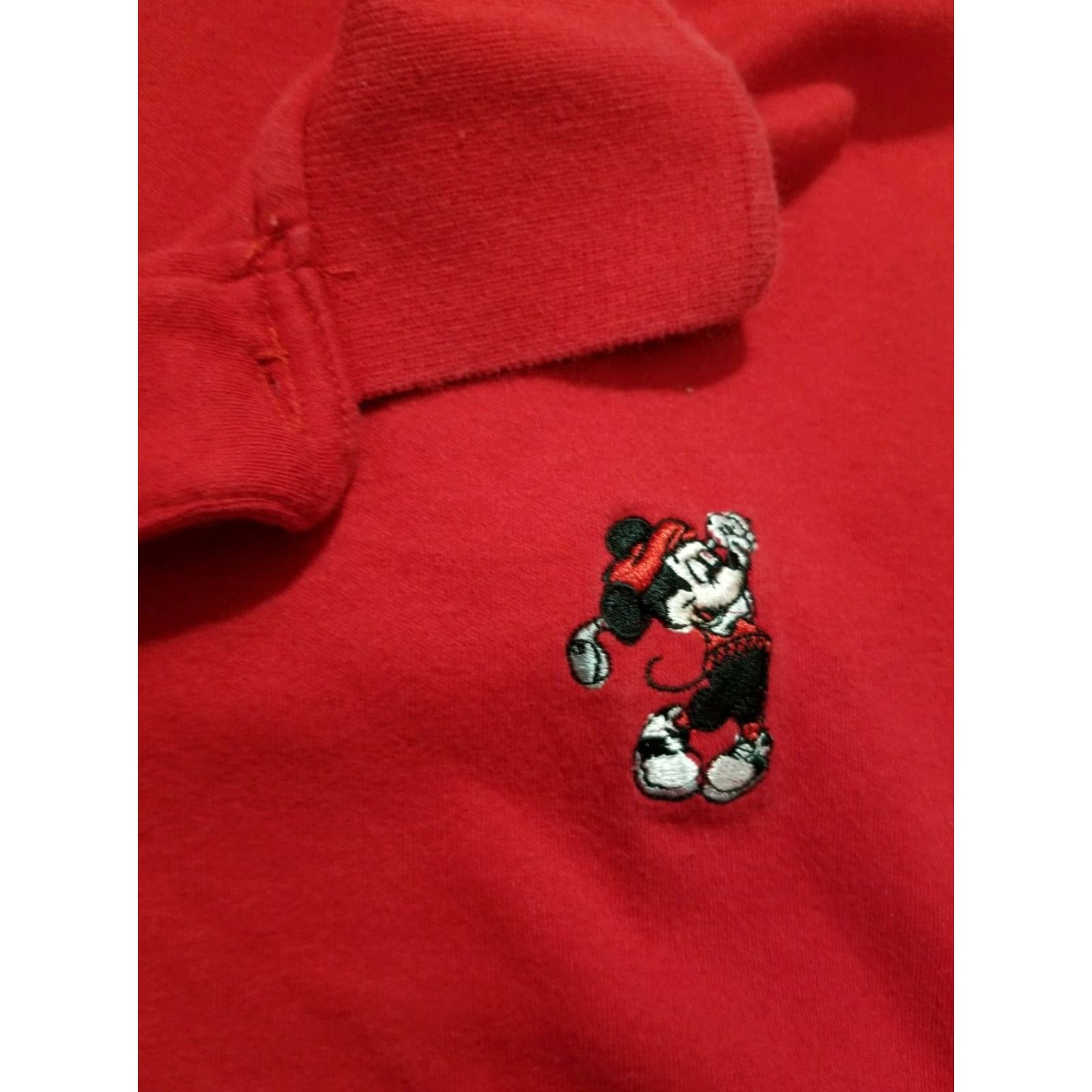 Disney VINTAGE Walt Disney World Mickey Mouse Logo Shirt Mens XL Red Short Sleeve Size US XL / EU 56 / 4 - 3 Thumbnail