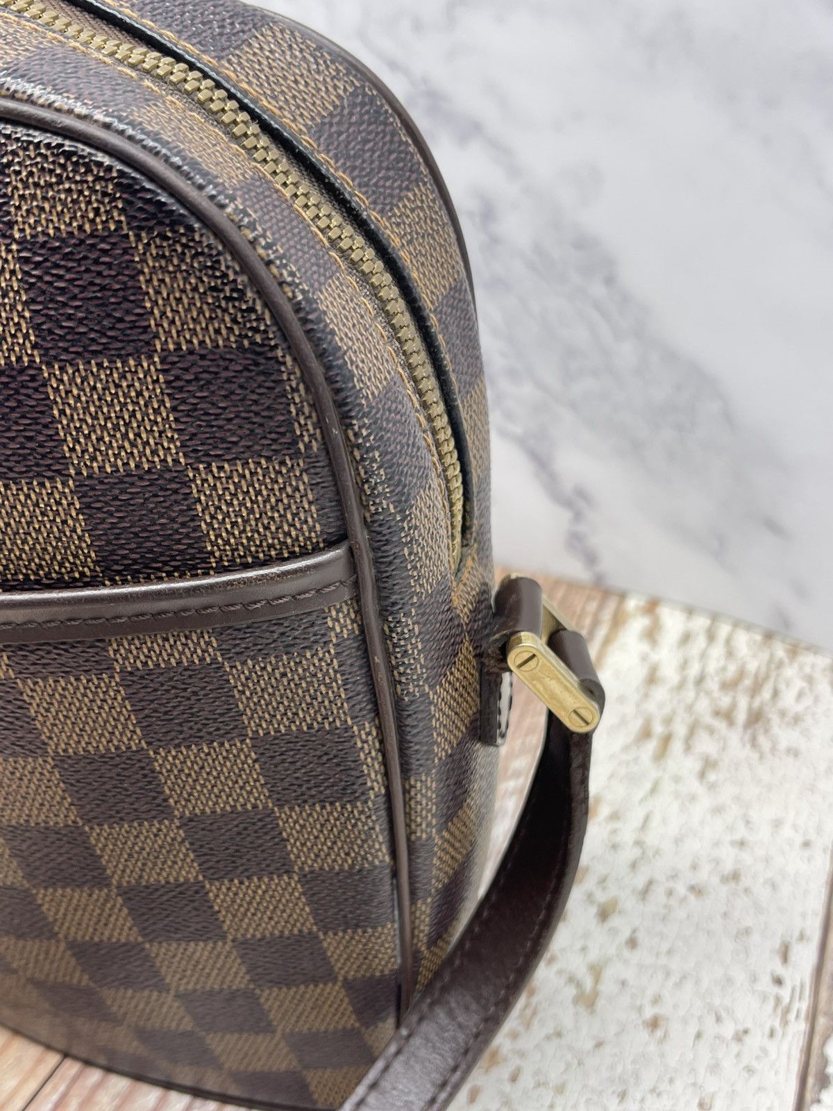Louis Vuitton Louis Vuitton Damier Ebene Ipanema PM Size ONE SIZE - 18 Thumbnail