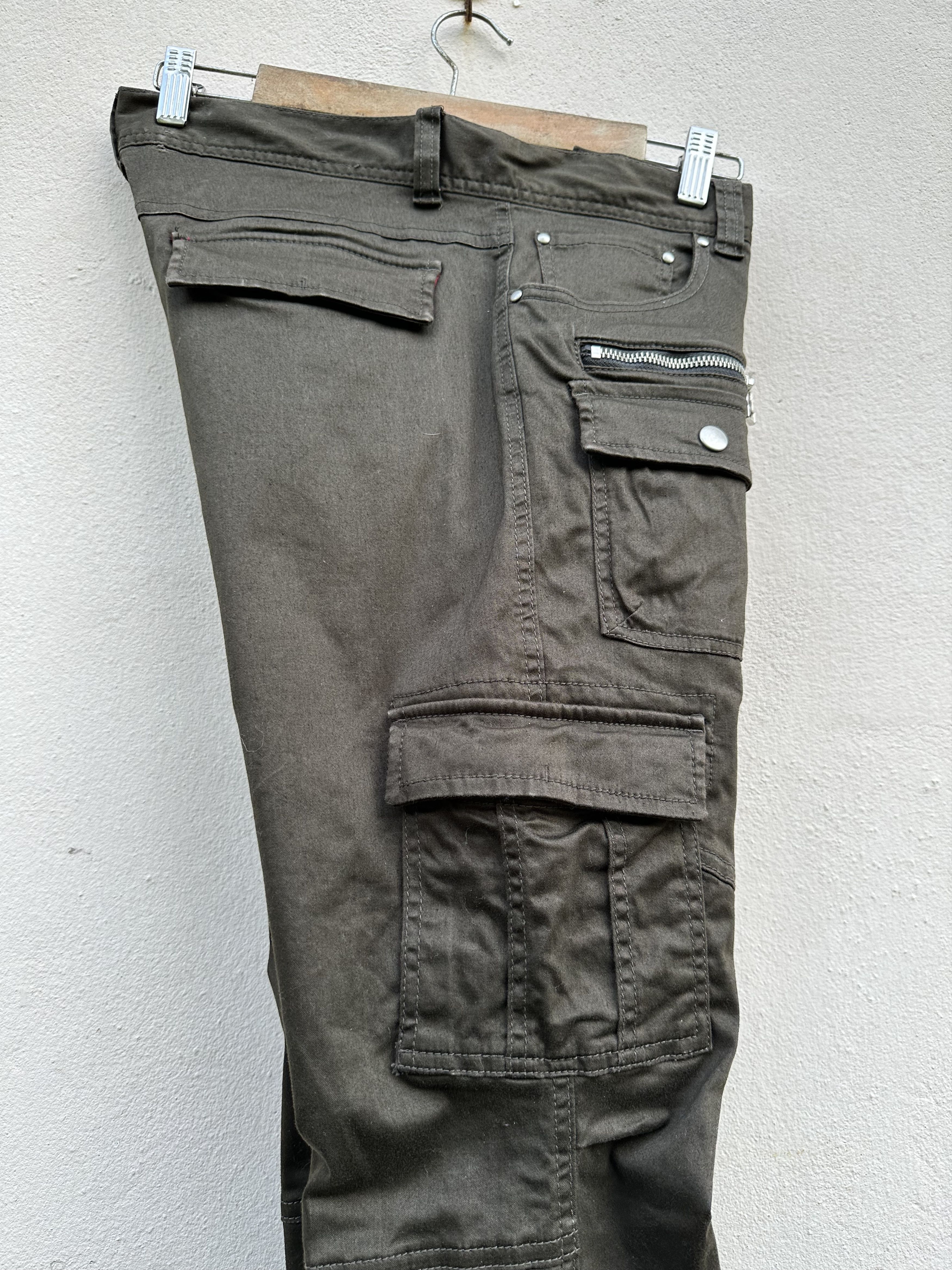 If Six Was Nine Vintage Semantic Design Zipper Seditionaries Cargo Pant Size US 34 / EU 50 - 16 Thumbnail