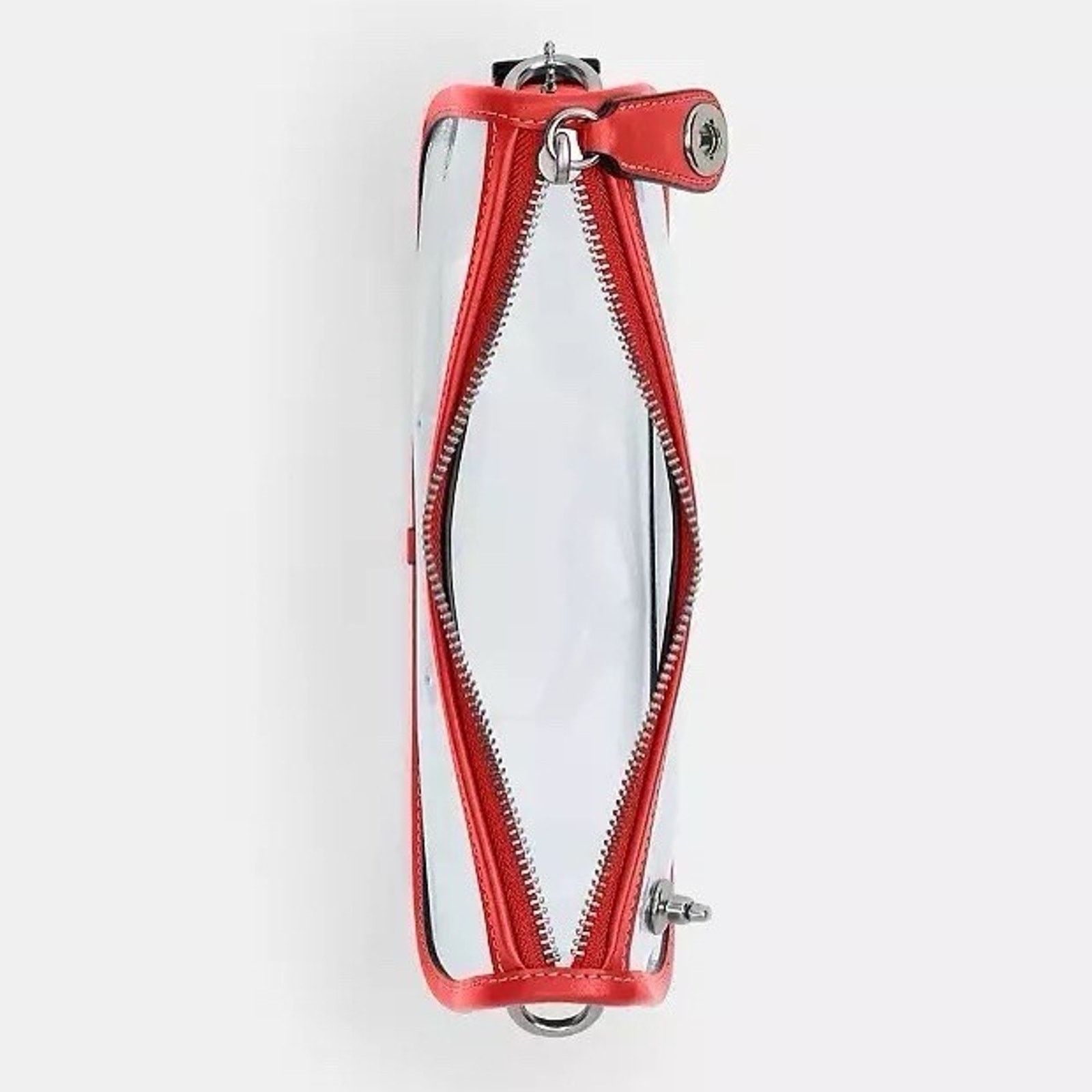 Coach NWT Coach Stadium Swinger Bag Clear Dust Bag CBH13 Red Size ONE SIZE - 9 Thumbnail