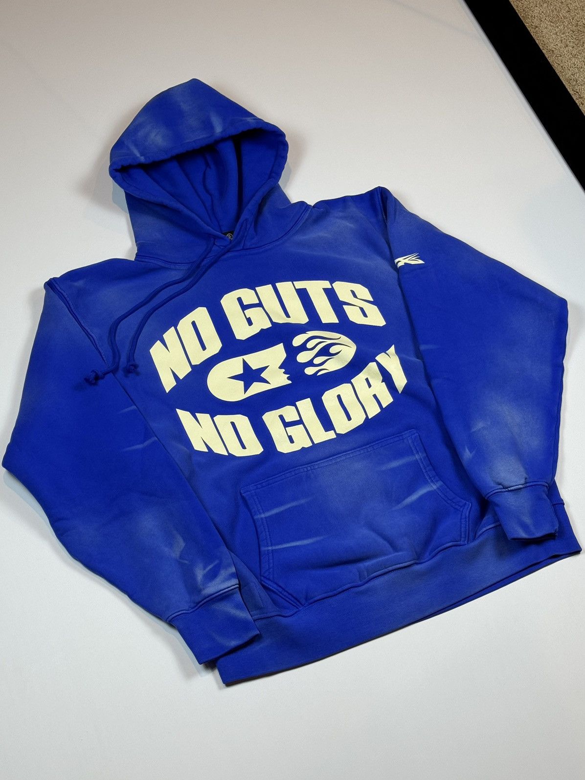 HELLSTAR 💫 Hellstar “No Guys No Glory” Hoodie - Blue - Large Size US L / EU 52-54 / 3 - 1 Thumbnail