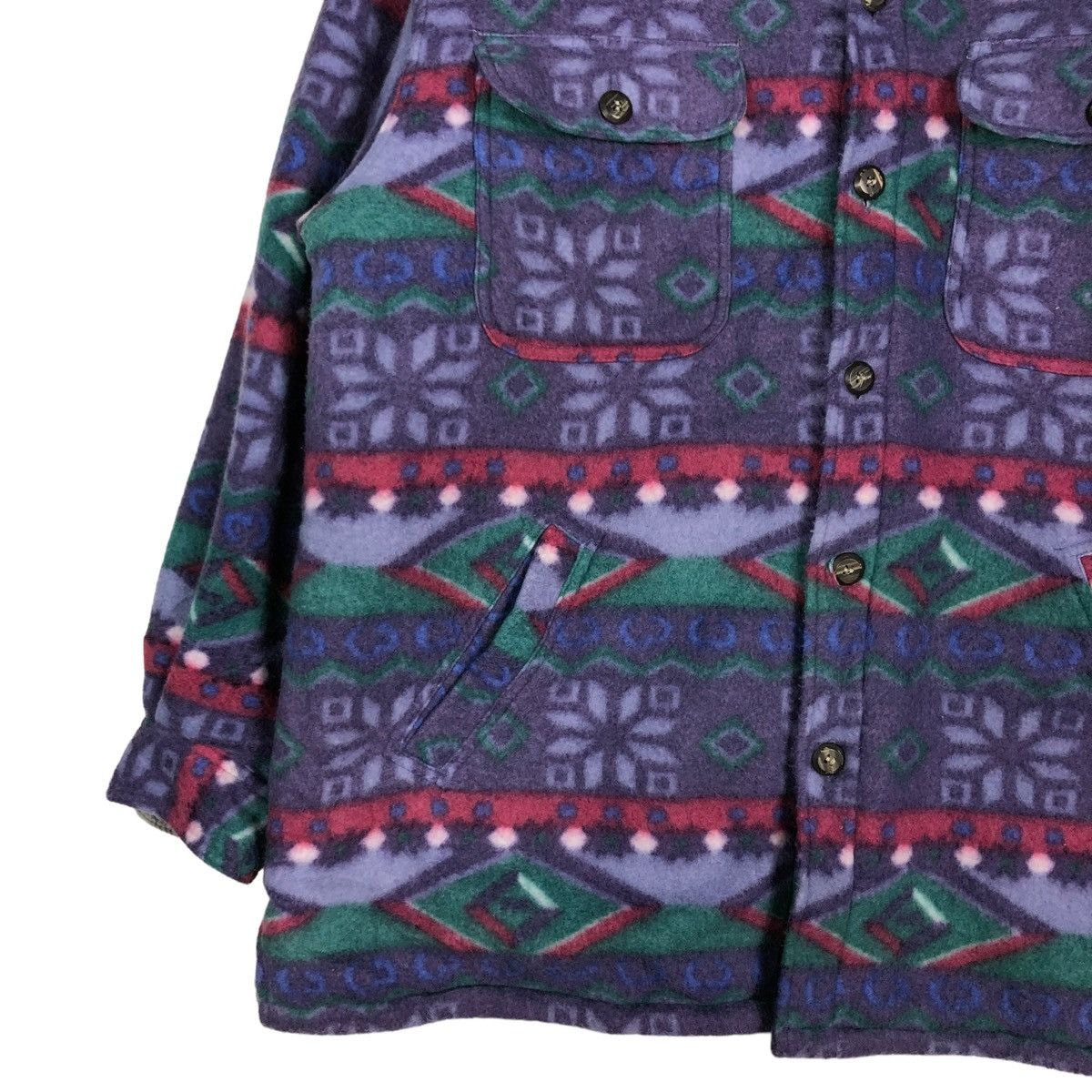 Japanese Brand × Vintage 🔥VINTAGE WOOL JACKET AZTEC NATIVE CLES DES DUCS ISSEY MIYAKE Size US M / EU 48-50 / 2 - 6 Thumbnail