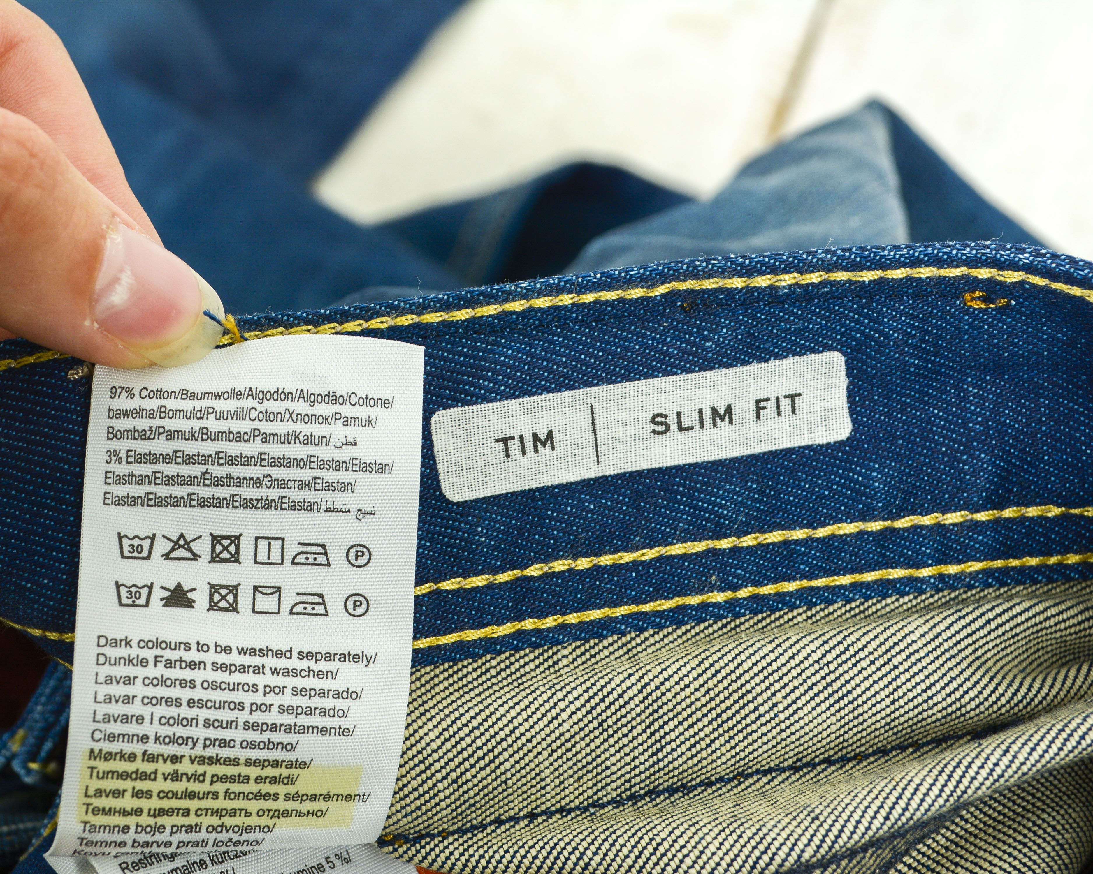 Jack & Jones Tim W29 L32 Slim Fit Straight Leg Jeans Denim Pants Trousers Size US 29 - 7 Thumbnail
