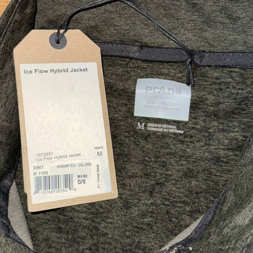 Prana NWT prAna Men's Ice Flow Hybrid Green/Brown Jacket Size US M / EU 48-50 / 2 - 4 Thumbnail