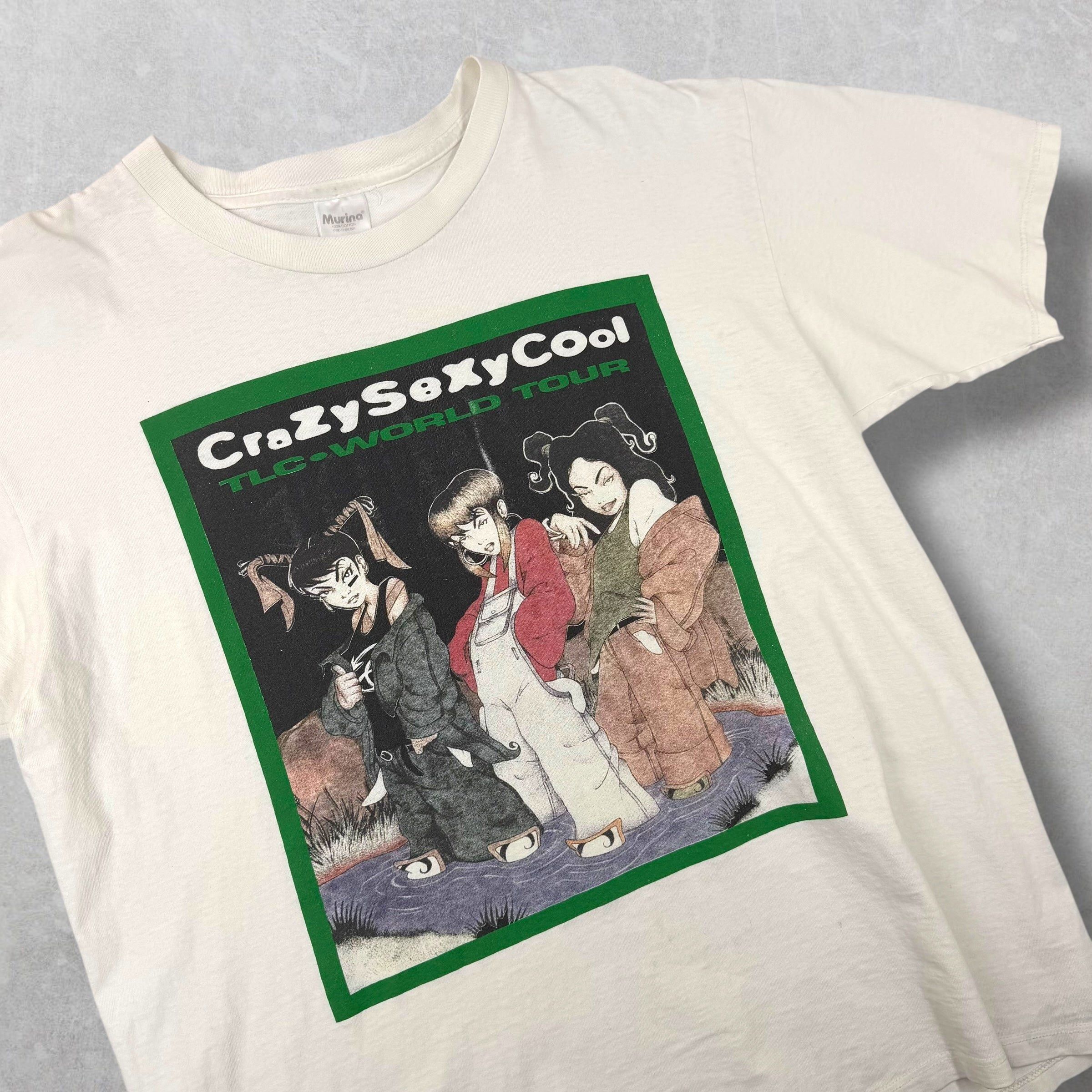 Band Tees Vintage 1996 TLC CrazySexyCool World Tour Tee L Size US L / EU 52-54 / 3 - 3 Thumbnail