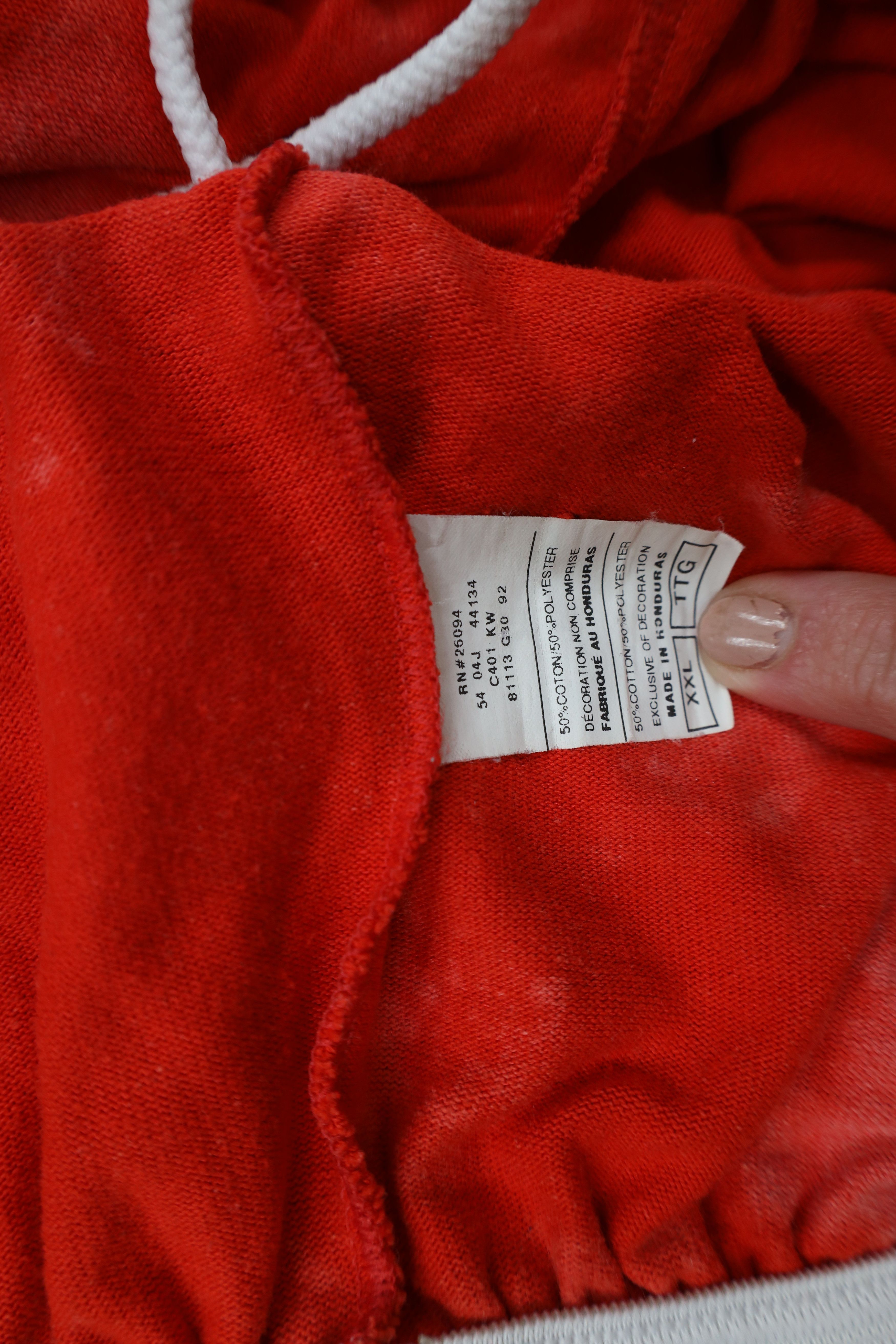 Champion × Vintage Vintage 90s Champion Spell Acid Wash Heavyweight Shorts Red Size US 38 / EU 54 - 5 Thumbnail