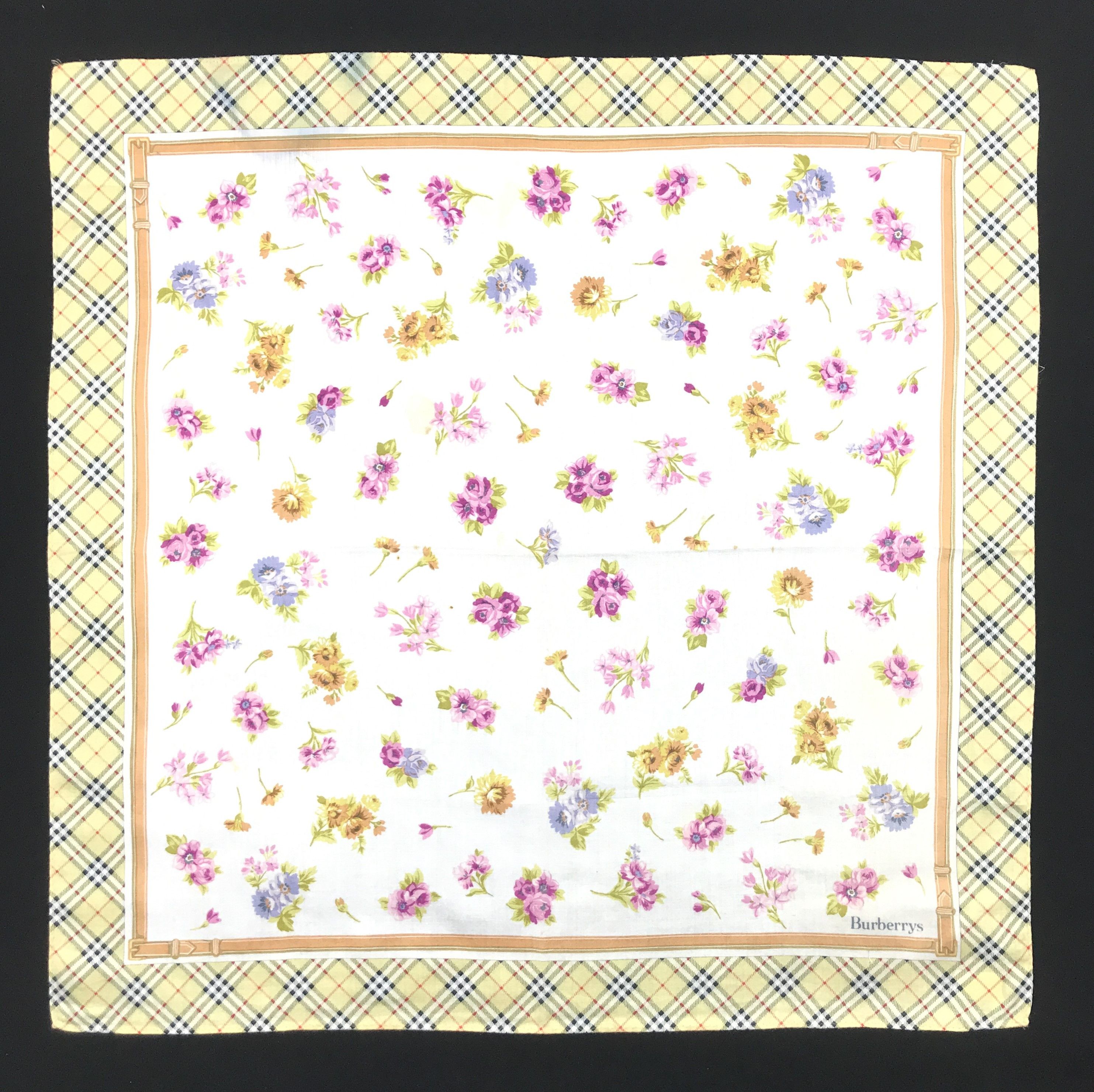 Burberry × Vintage Vintage Burberry Bandana Neckerchief Handkerchief Size ONE SIZE - 1 Thumbnail