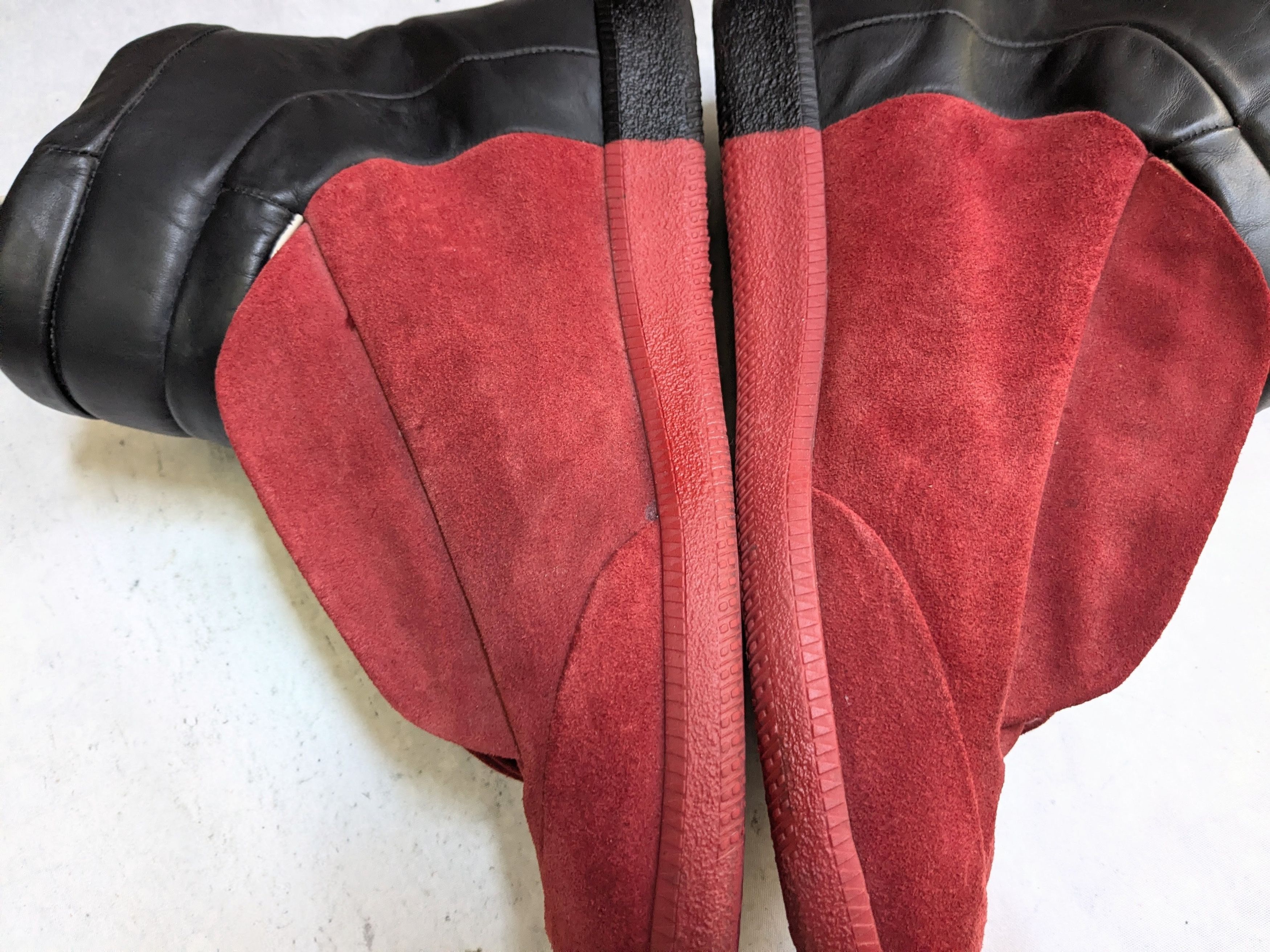 Maison Margiela Maison Margiela Future Red Black 14 47 High Tops Suede Size US 14 / EU 47 - 14 Thumbnail