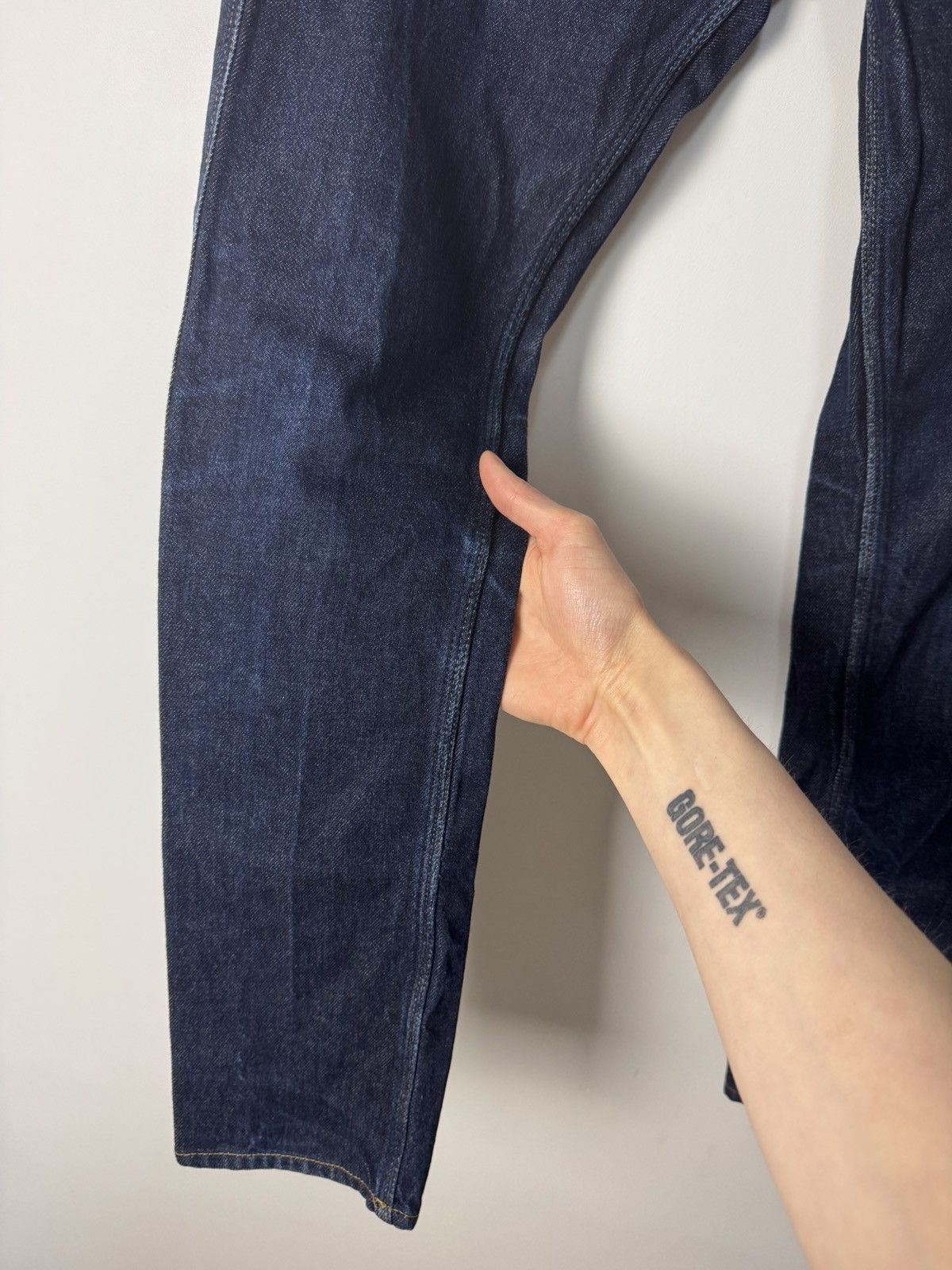 Acne Studios Acne Studios Max Raw Denim Jeans Navy Washed Vintage Style Size 30" / US 8 / IT 44 - 7 Thumbnail