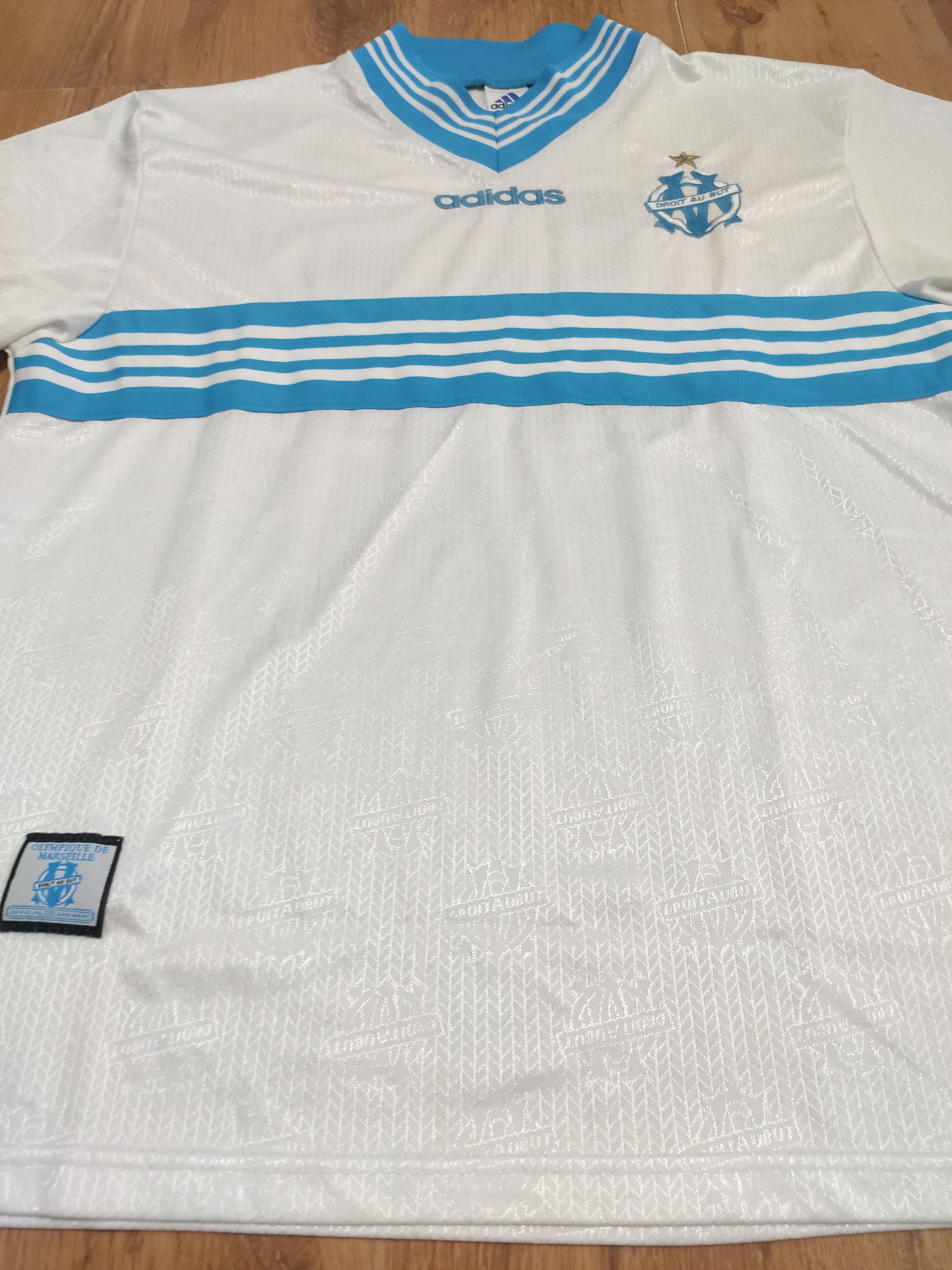 Adidas × Vintage Vintage Adidas Olympique Marseille 1997-98 jersey size Large Size US L / EU 52-54 / 3 - 5 Thumbnail