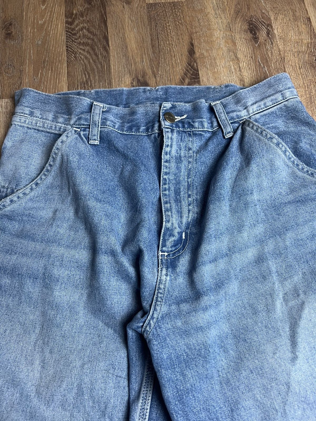 Carhartt × Vintage Crazy Vintage Baggy Y2K Carhartt Blue Jeans Size US 28 / EU 44 - 5 Thumbnail
