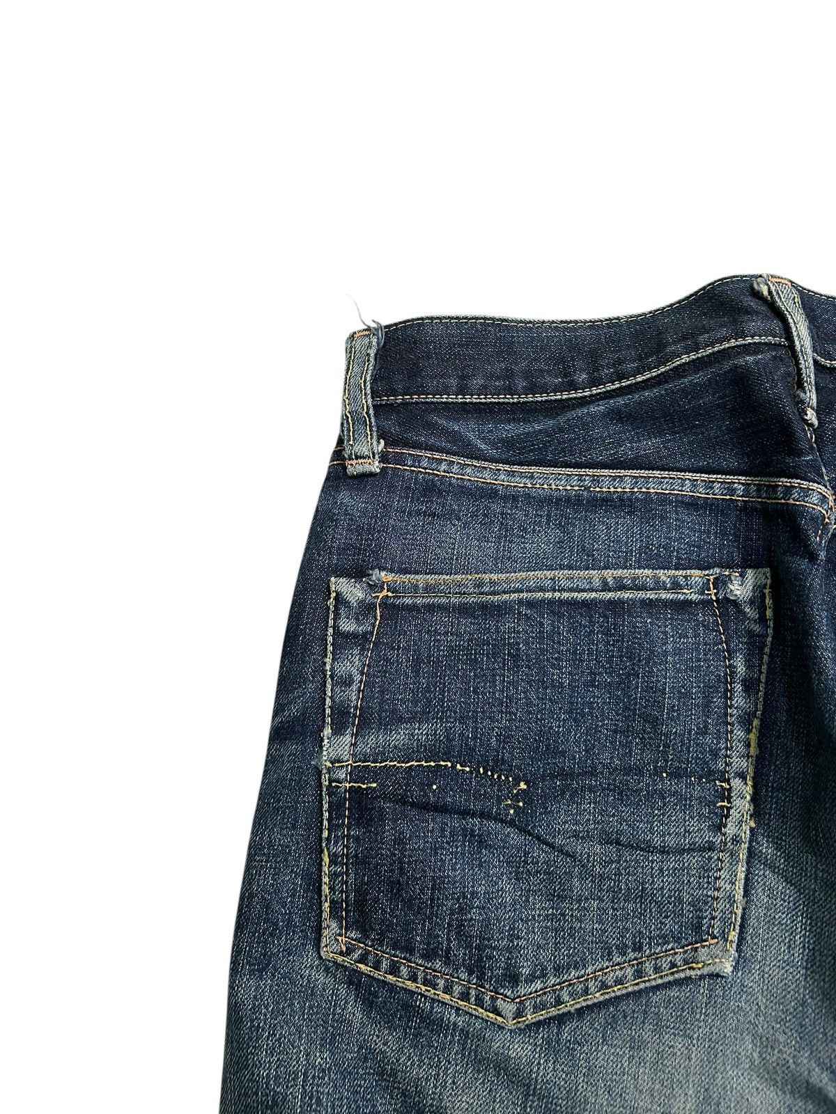 Japanese Brand × Kapital × Vintage eight-G Selvedge Distressed Japanese Denim Jeans Size US 29 - 16 Thumbnail