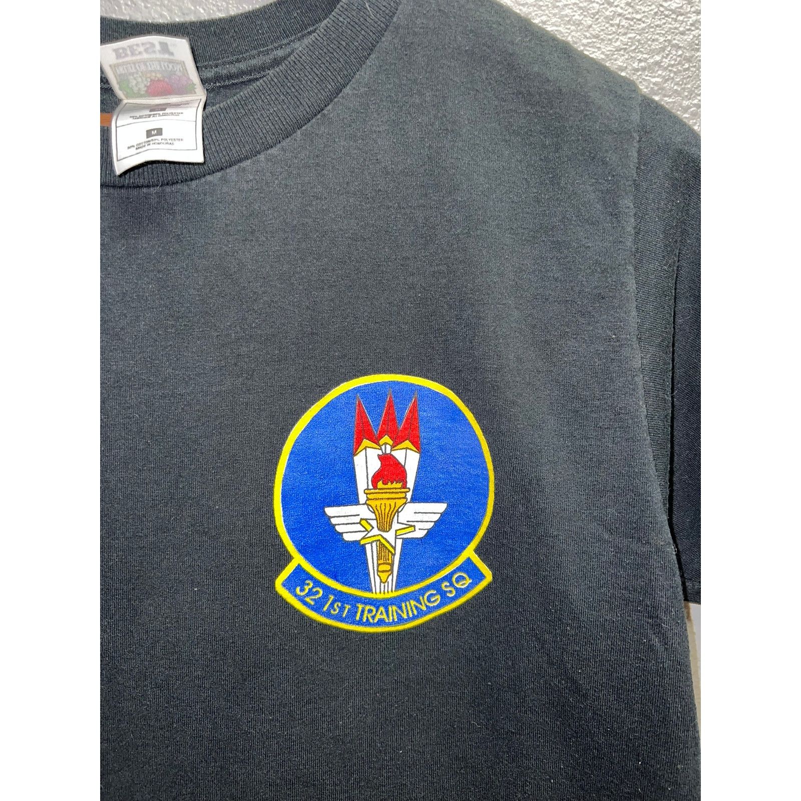Fruit Of The Loom Vintage Army Shirt Training Squadron 321st Lead Soldier Tee Size US M / EU 48-50 / 2 - 3 Thumbnail