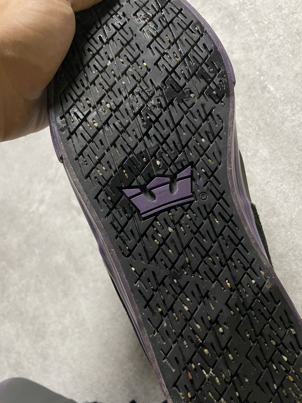 Supra OG Supra Tk Skytop Black Purple grailedcore High Top Size US 7 / EU 40 - 2 Thumbnail